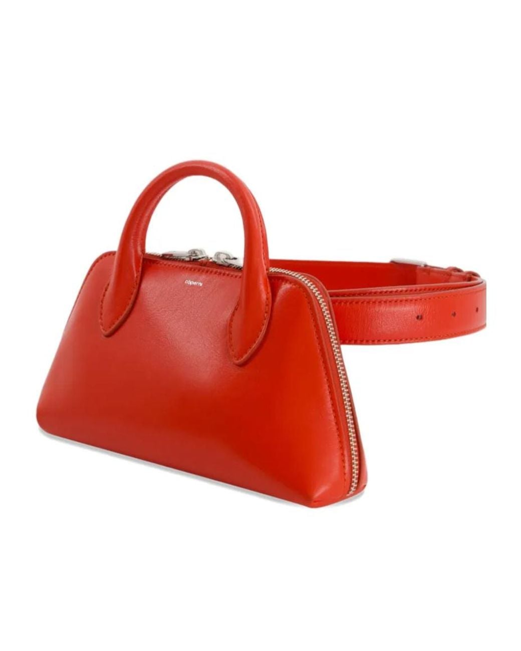 Coperni Red Duffle Leather Belt Bag