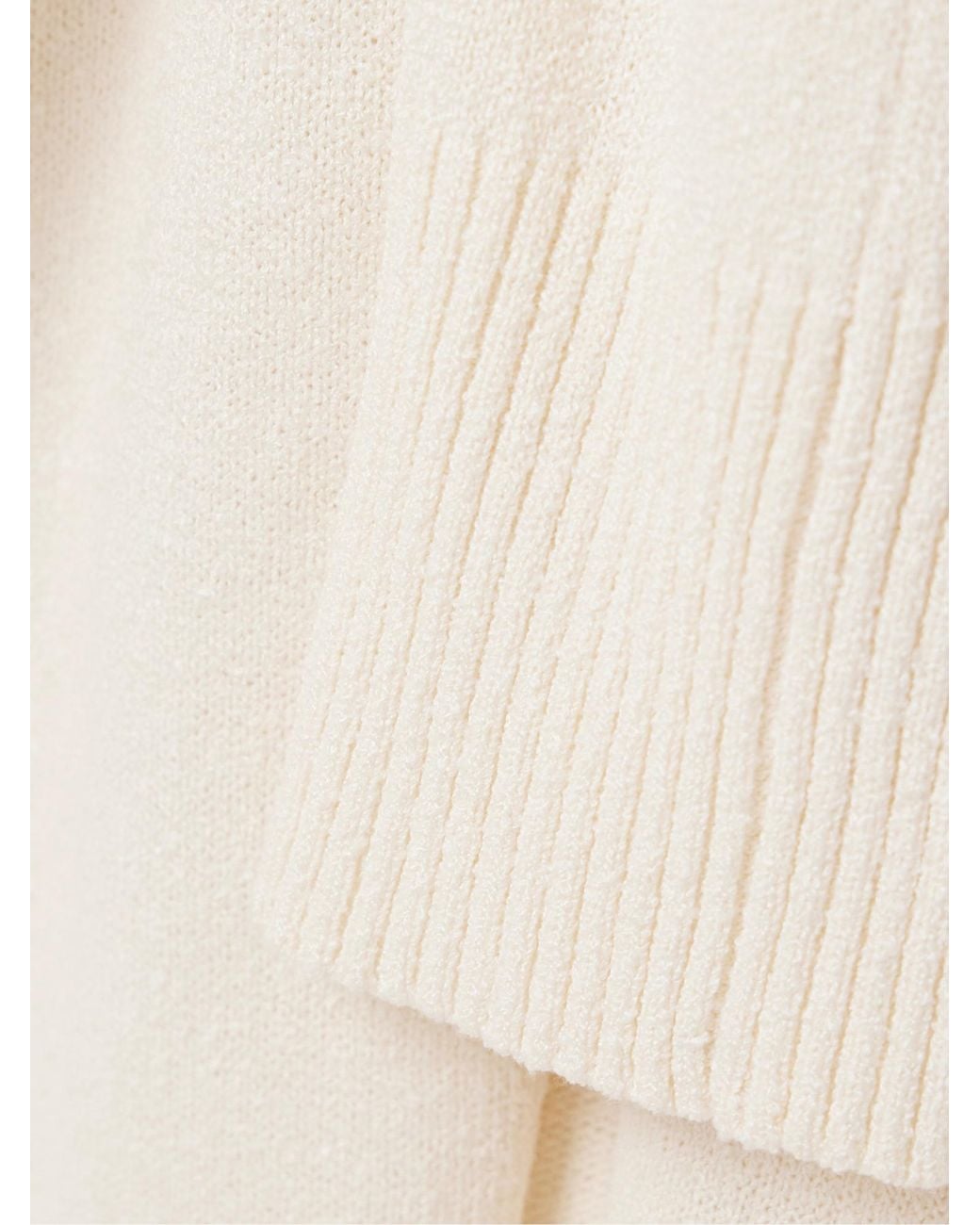 Proenza Schouler White Luca Tie-Detailed Silk-Blend Maxi Dress