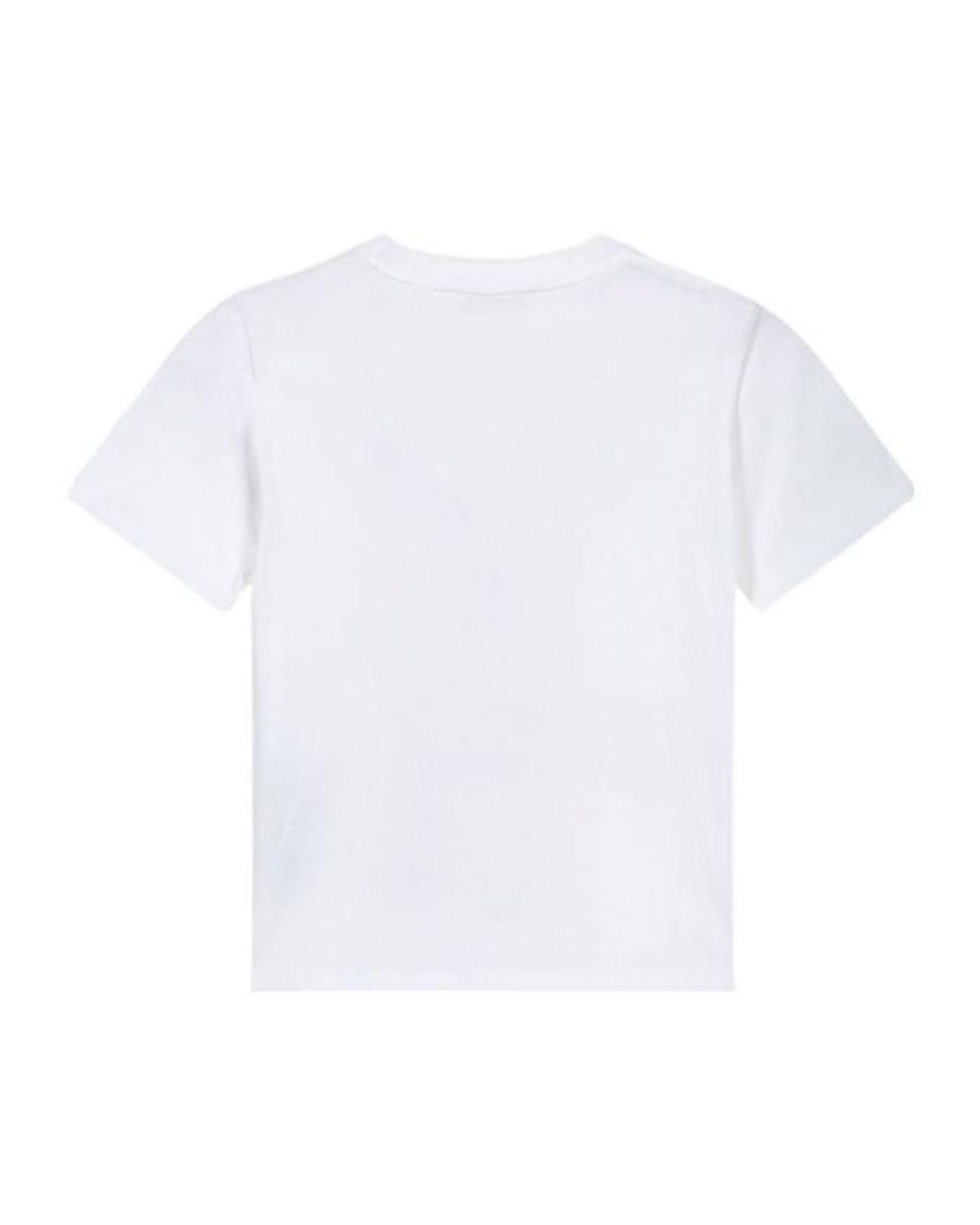 Blumarine White Cub Print Rhinestone T-Shirt