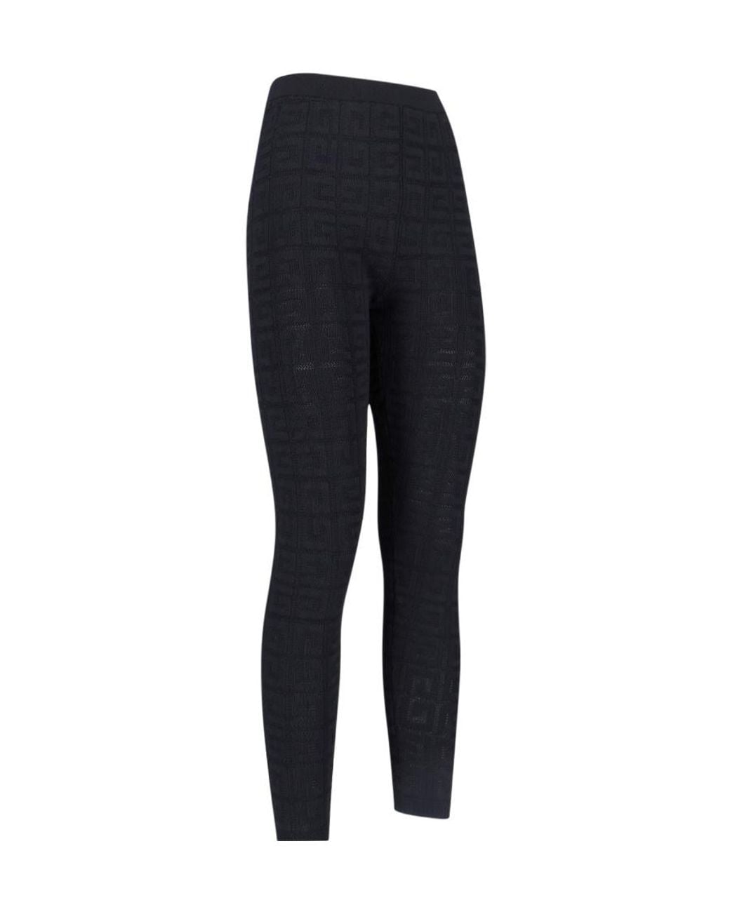 Givenchy Blue 4G Jacquard Leggings