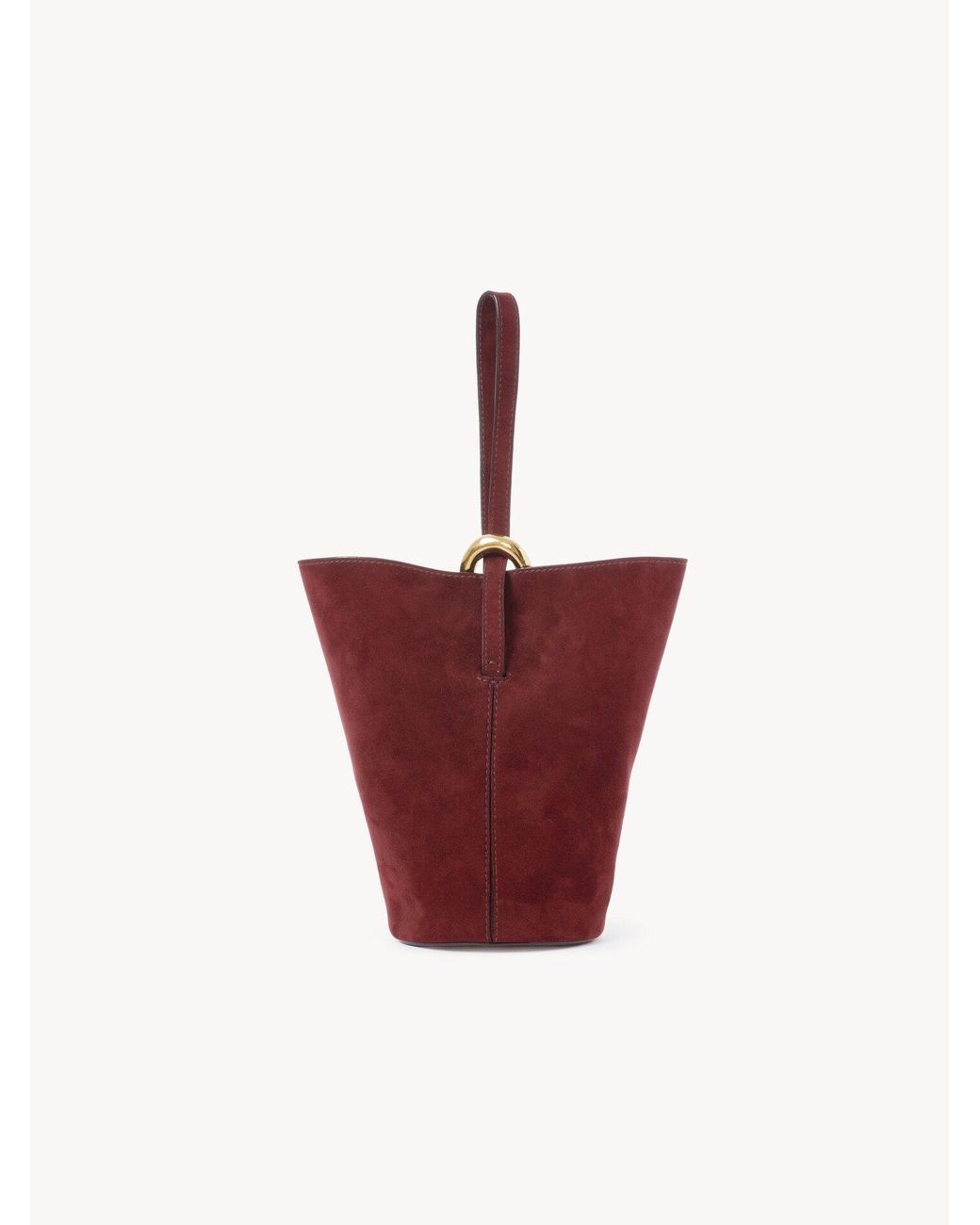 Chloé Red Chloé Small Eden Treasures Wristlet Bucket Bag