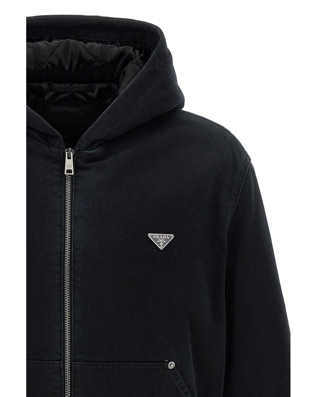 Prada Blue Denim Jacket for men