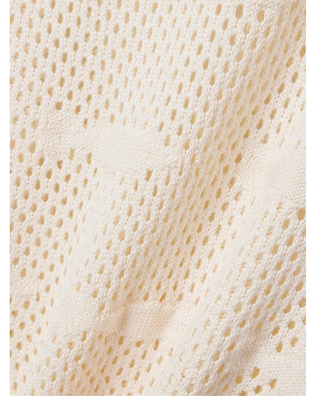 Staud Natural Crochet Dress