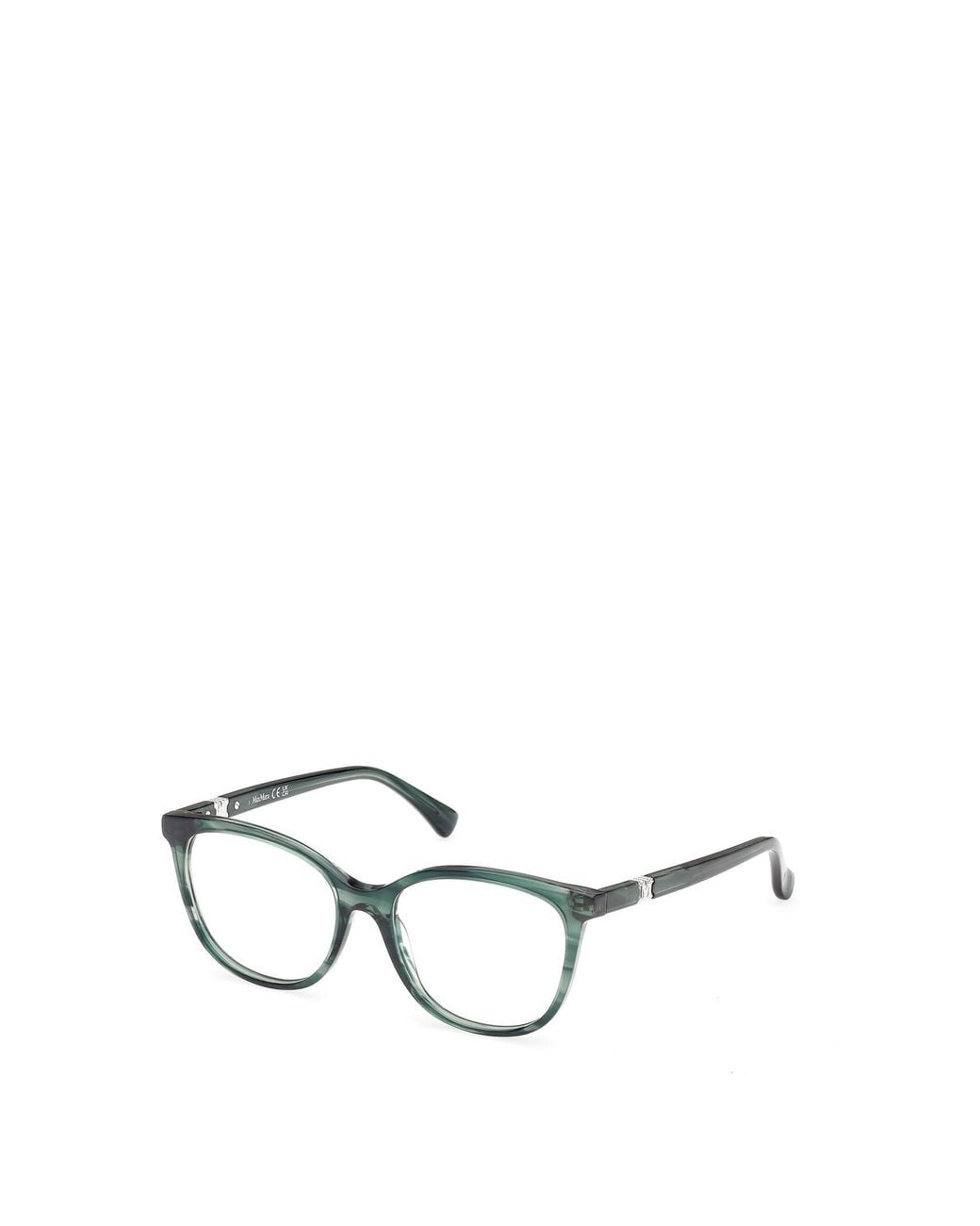 Max Mara White Cat-Eye Frame Glasses