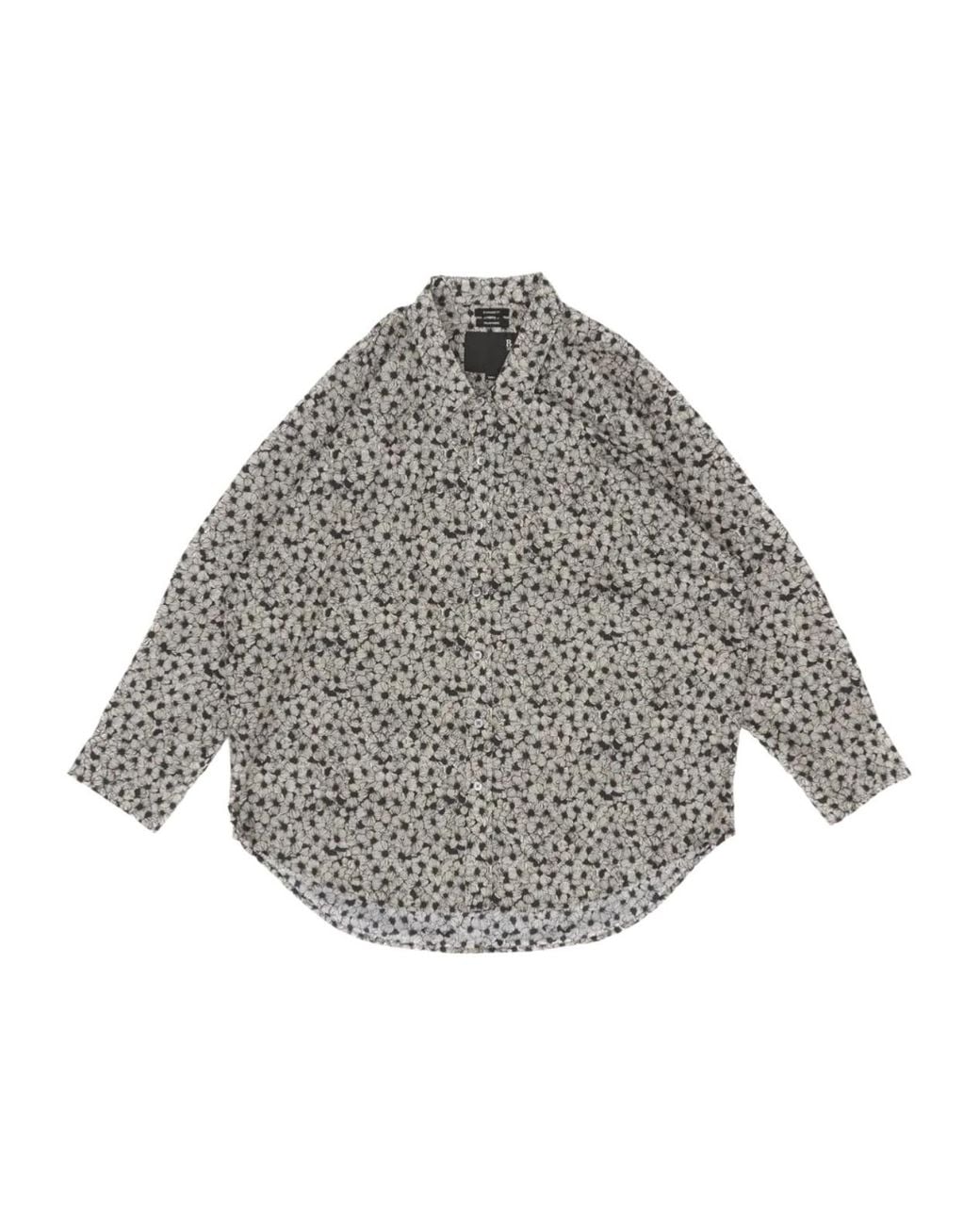 R13 Gray Long-Sleeved Shirt