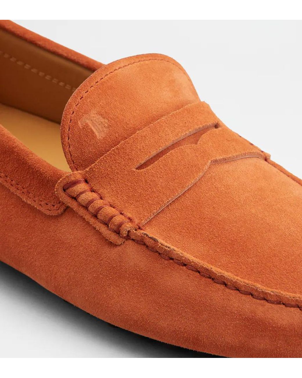 Tod's Brown Round-Toe Loafers for men