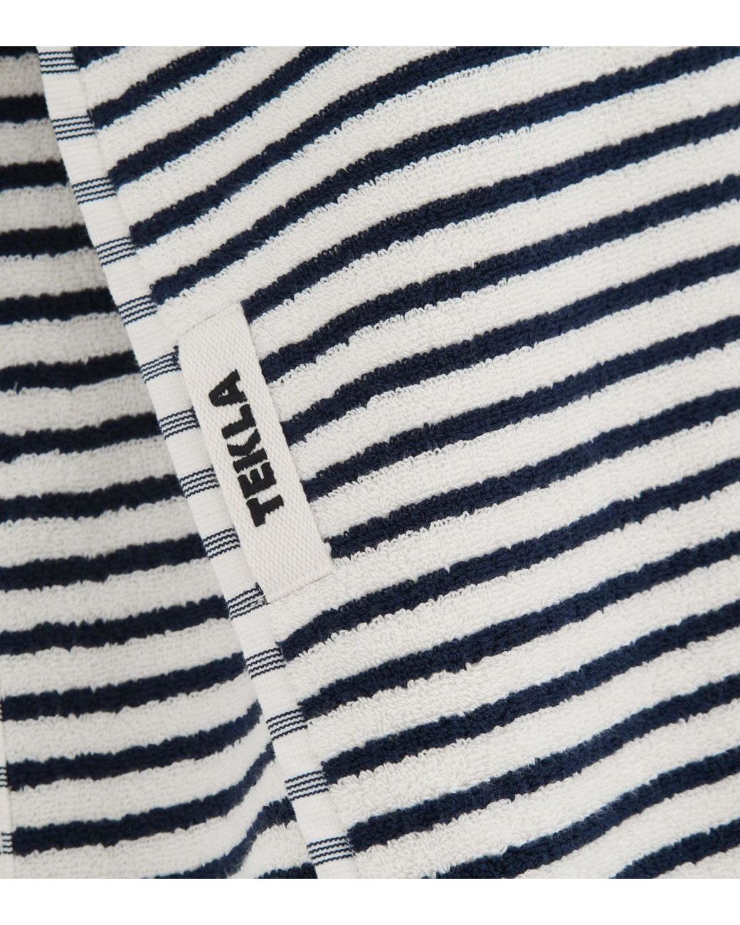 Tekla Blue Striped Towel