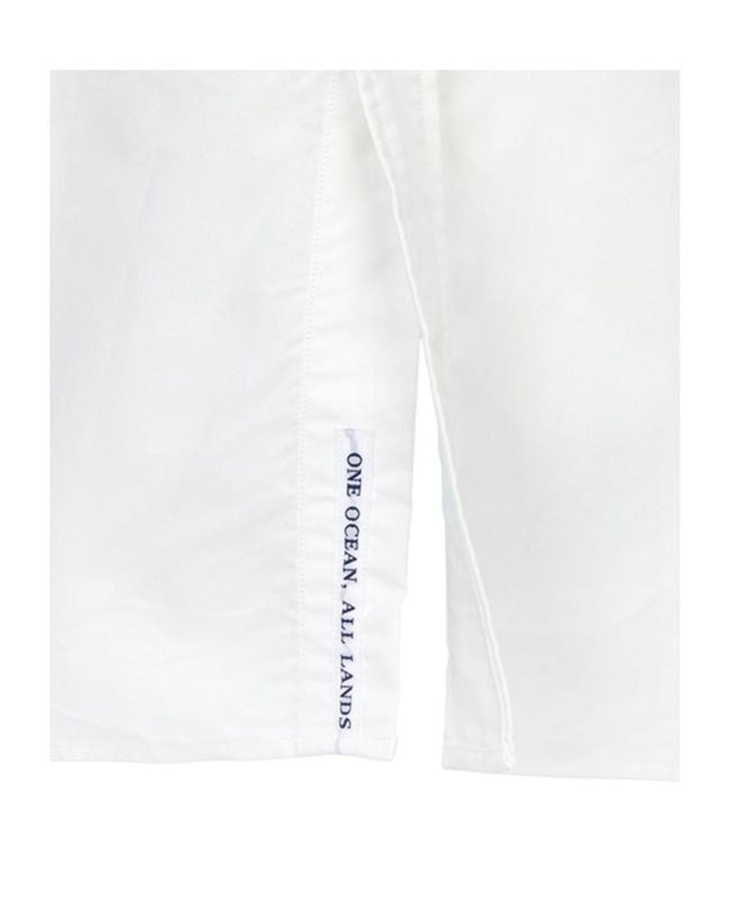 Nanamica White Button-Down Wind Shirt for men