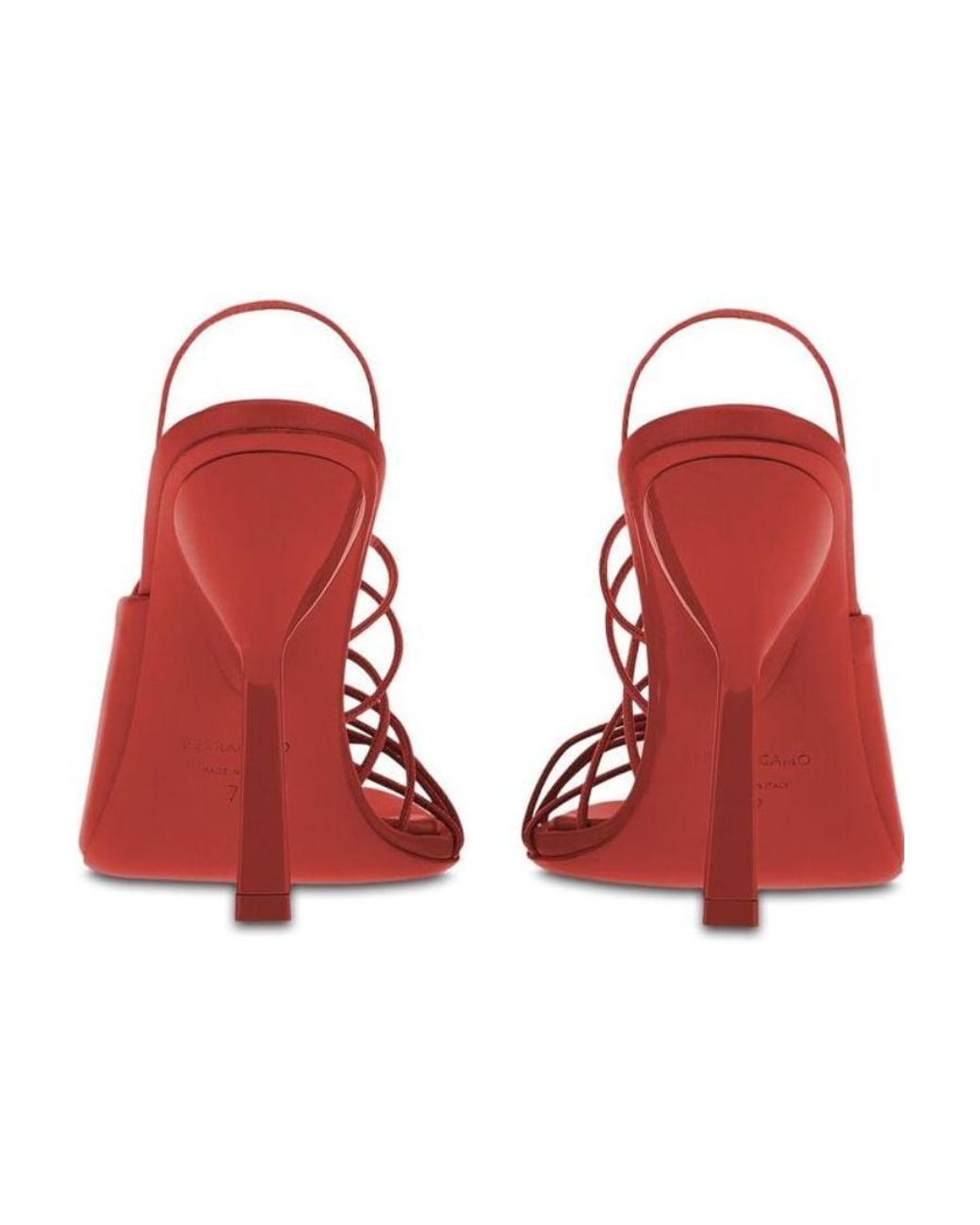 Ferragamo Red Ferragamo Altaire Strap-Detailed Sandals