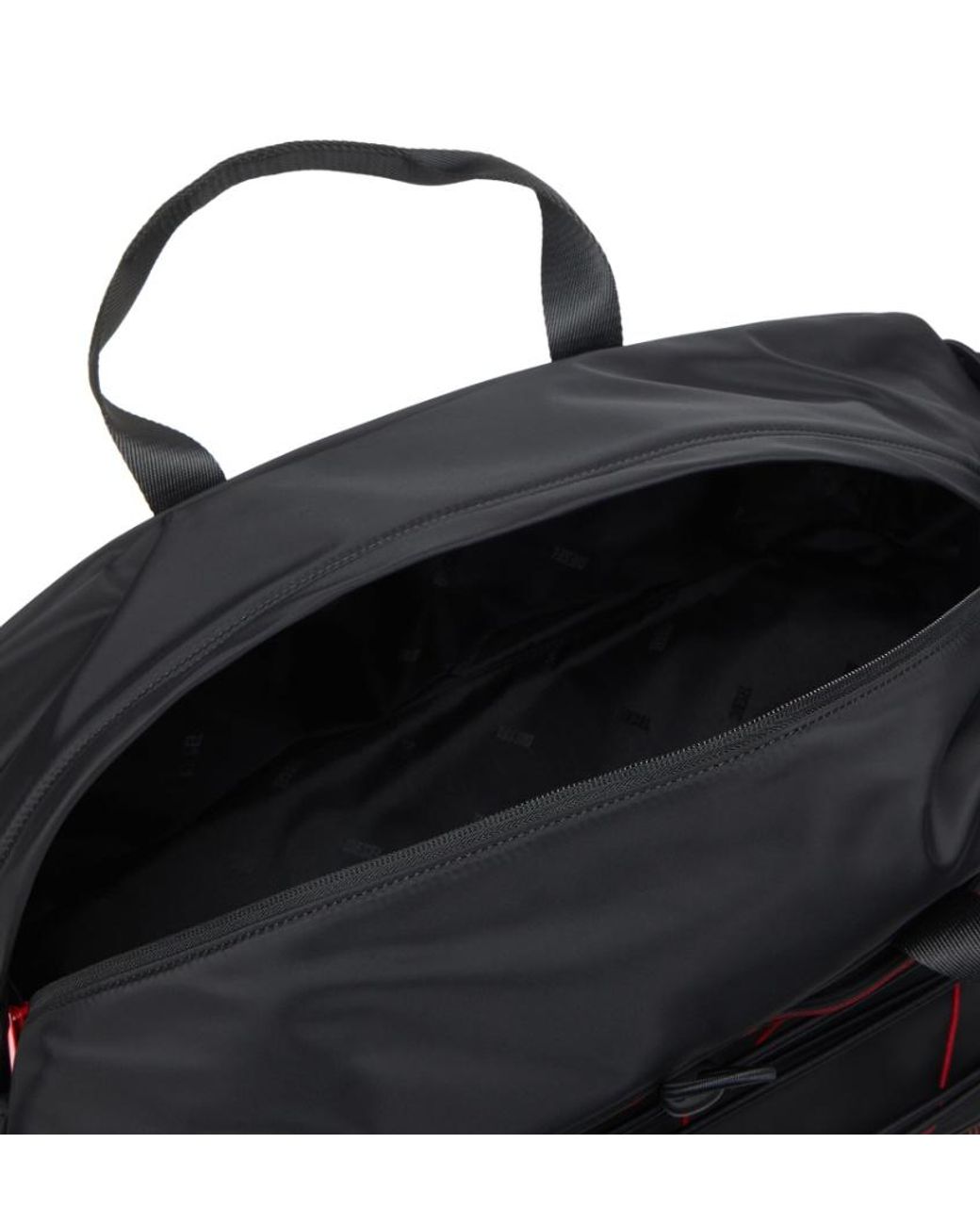 DIESEL Black Tech-D Drawstring-Detail Duffle Bag for men