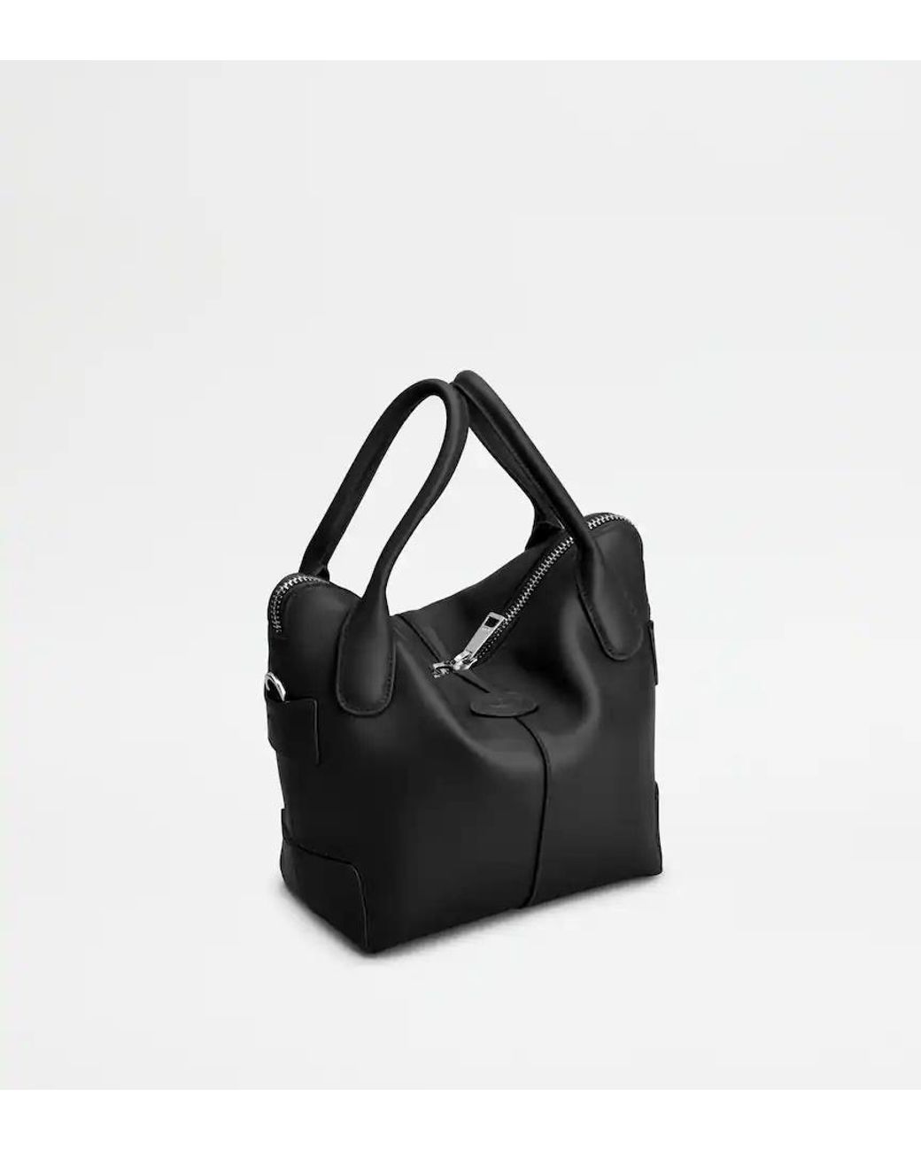 Tod's Black Di Bag Swing Zip Mini Bag