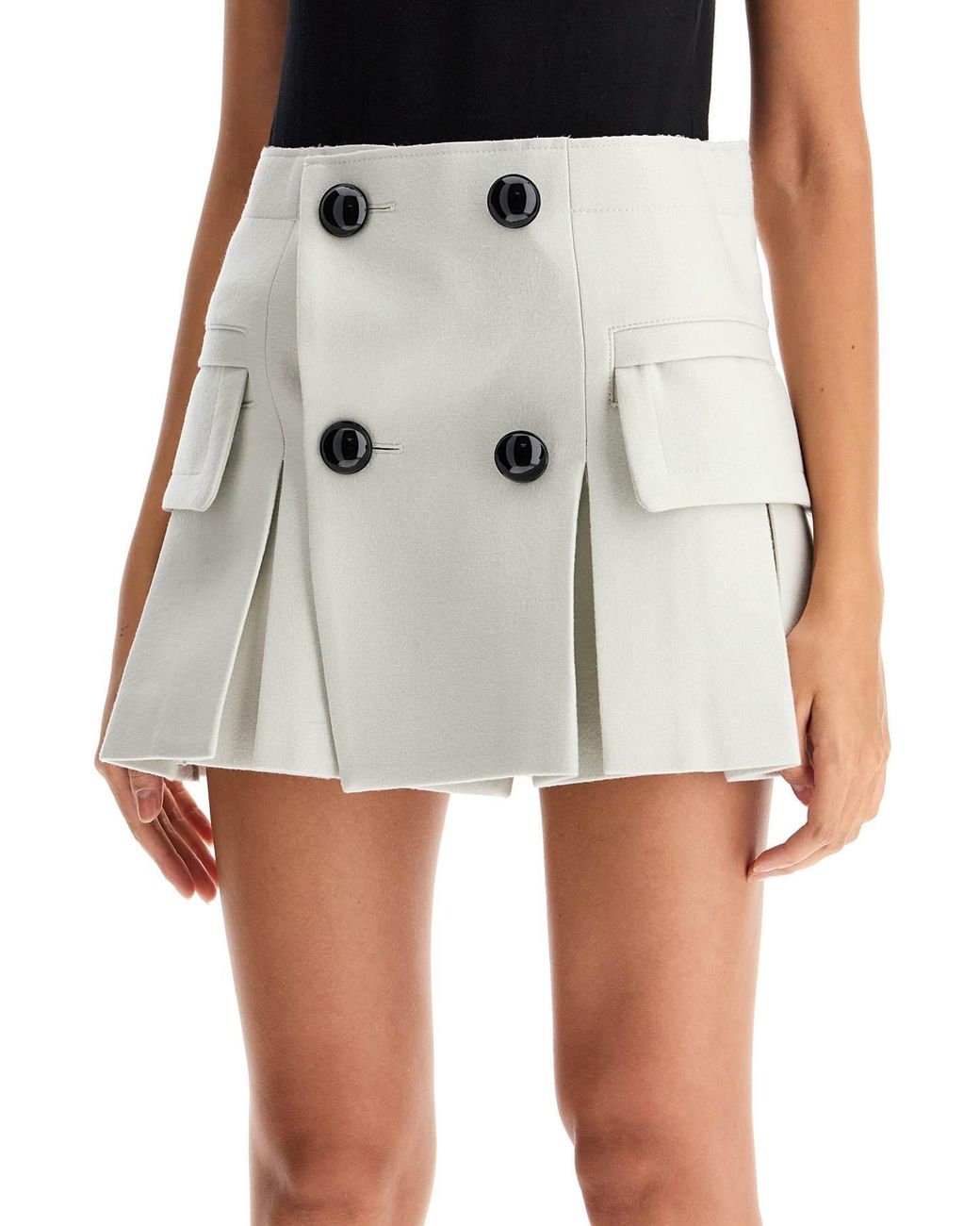 Sacai Multicolor 'Melton' Skort