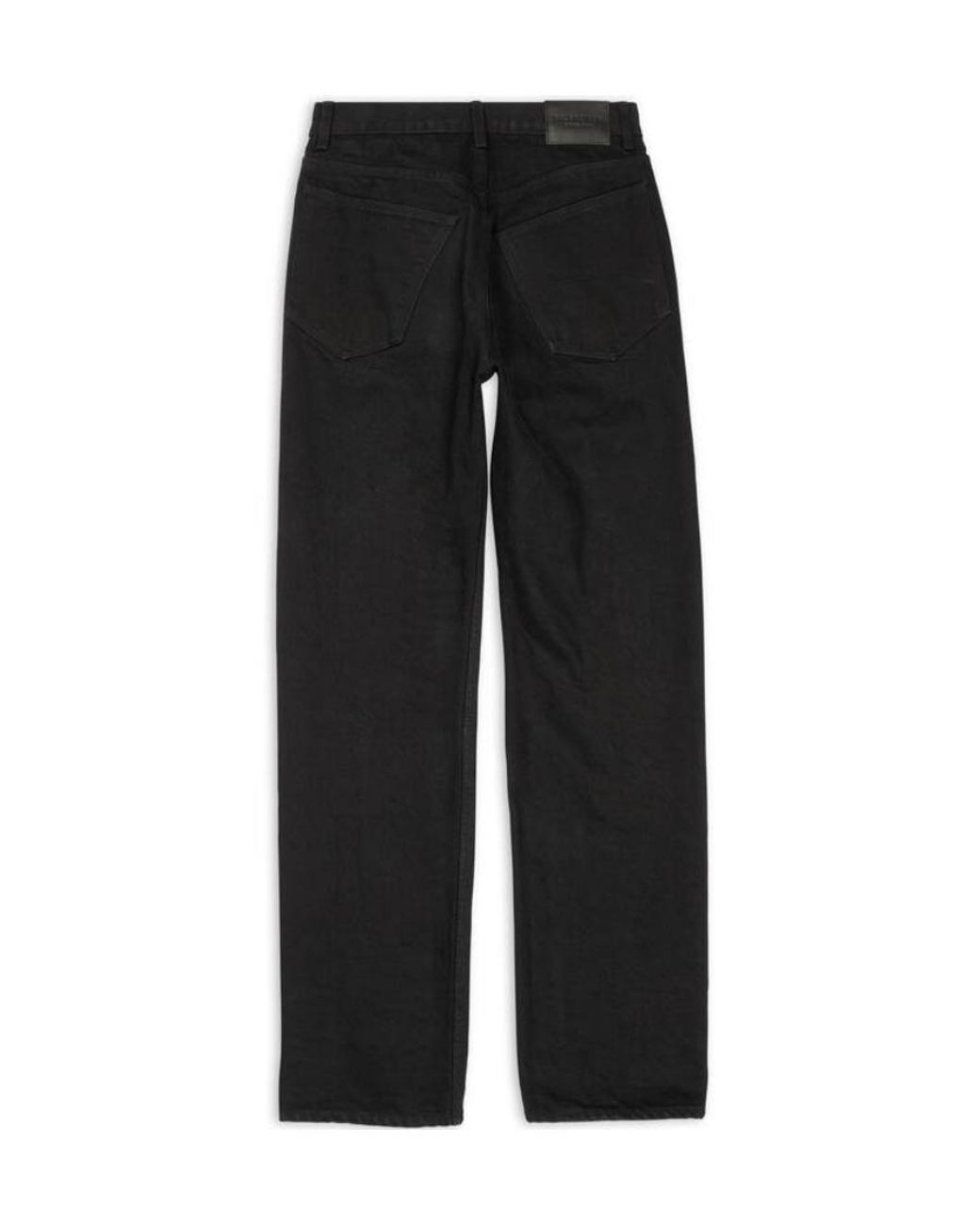 Balenciaga Black Straight Leg Jeans for men
