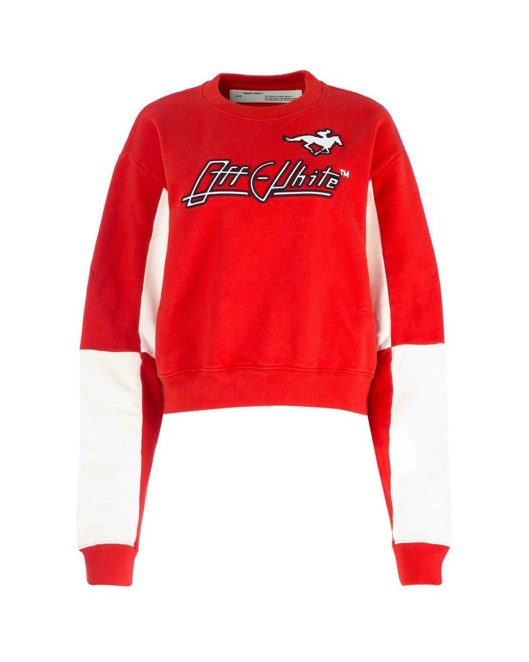 Off-White c/o Virgil Abloh Red Printed Pullover