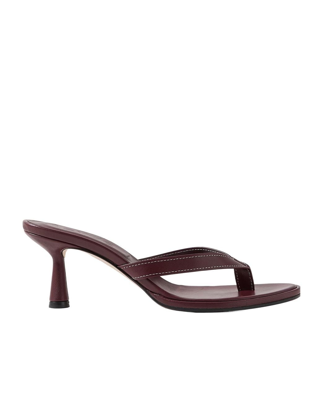 Aeyde Brown Casualfit Leather Mules
