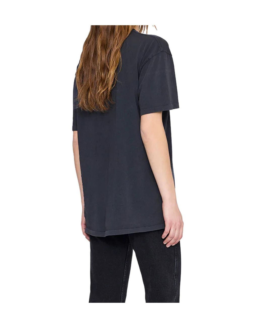 Anine Bing Black Kent Graphic T-Shirts
