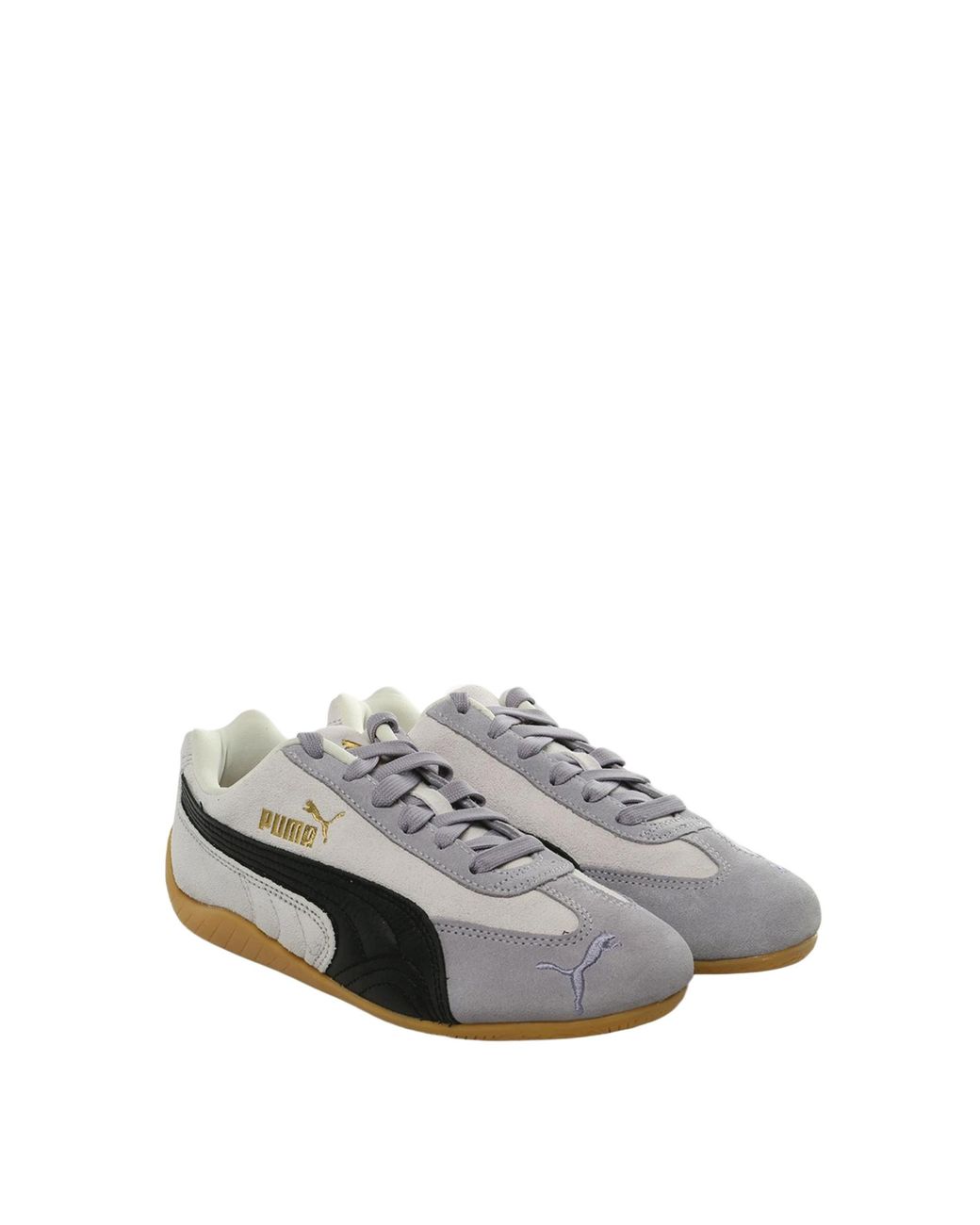PUMA Gray Speedcat Lace-Up Sneakers