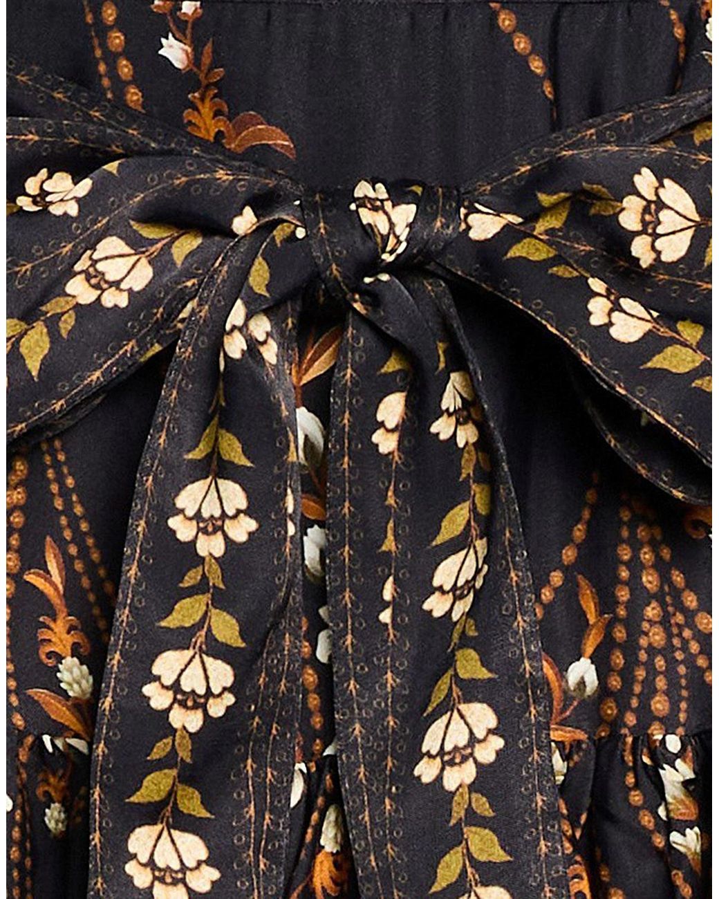 Farm Rio Black Mini Skirt Viscose