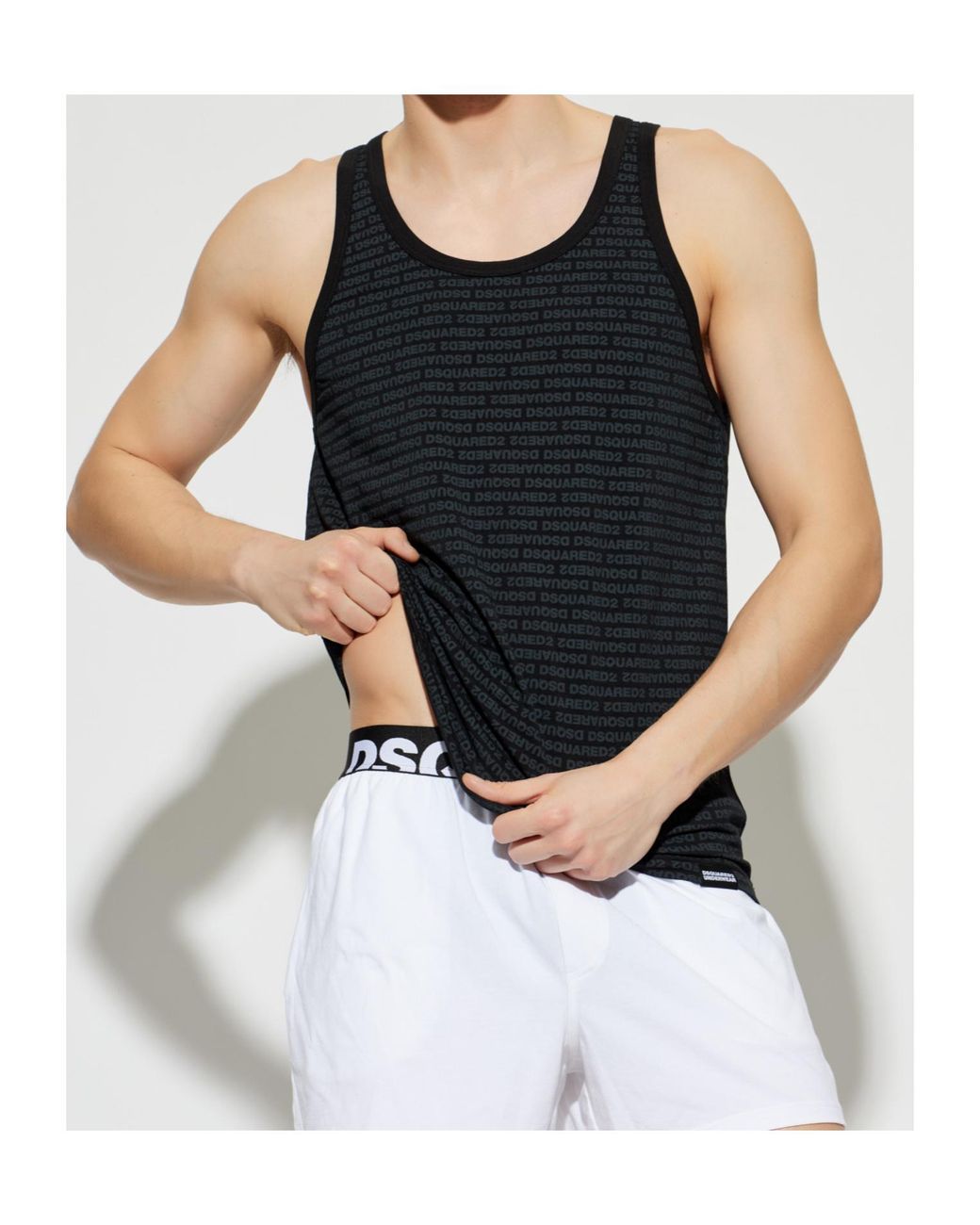 DSquared² Black Sleeveless Vest for men