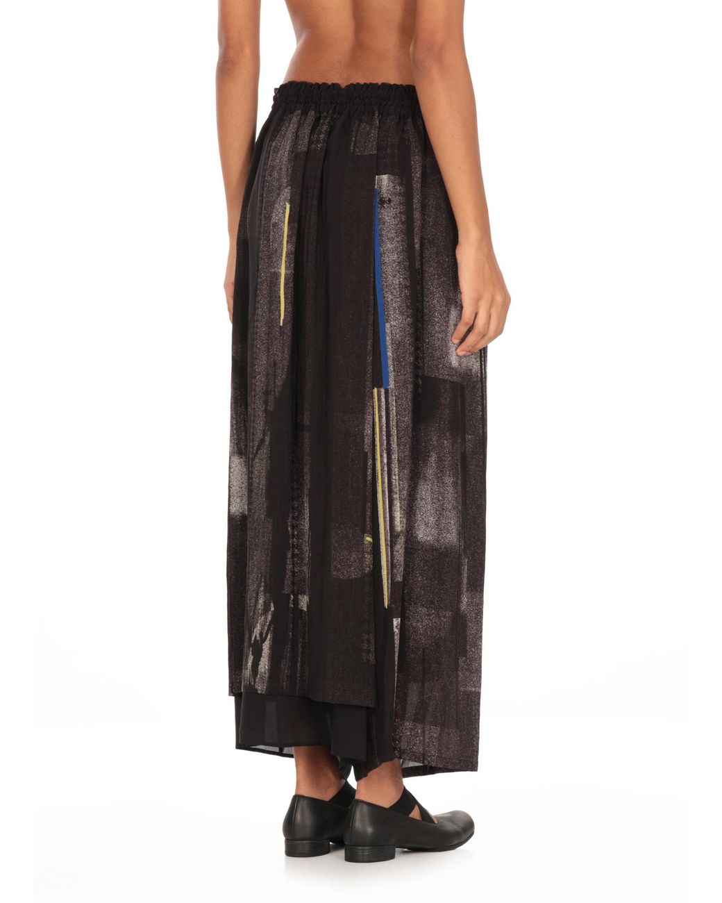 Y's Yohji Yamamoto Black Oversized Drawstring Pants