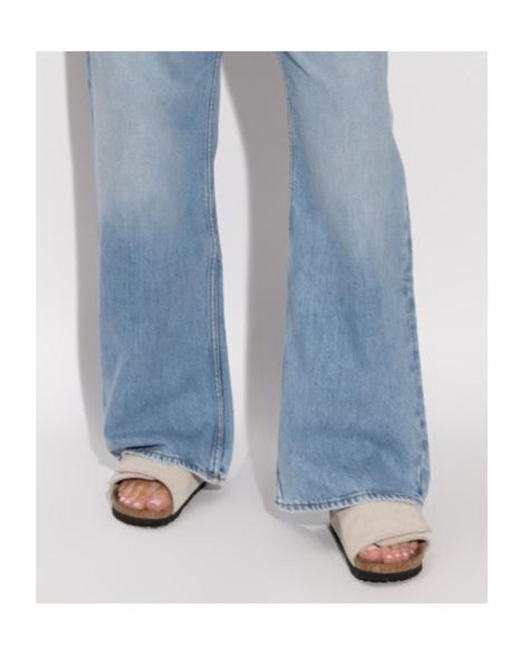 Birkenstock White Solana Velcro Slides