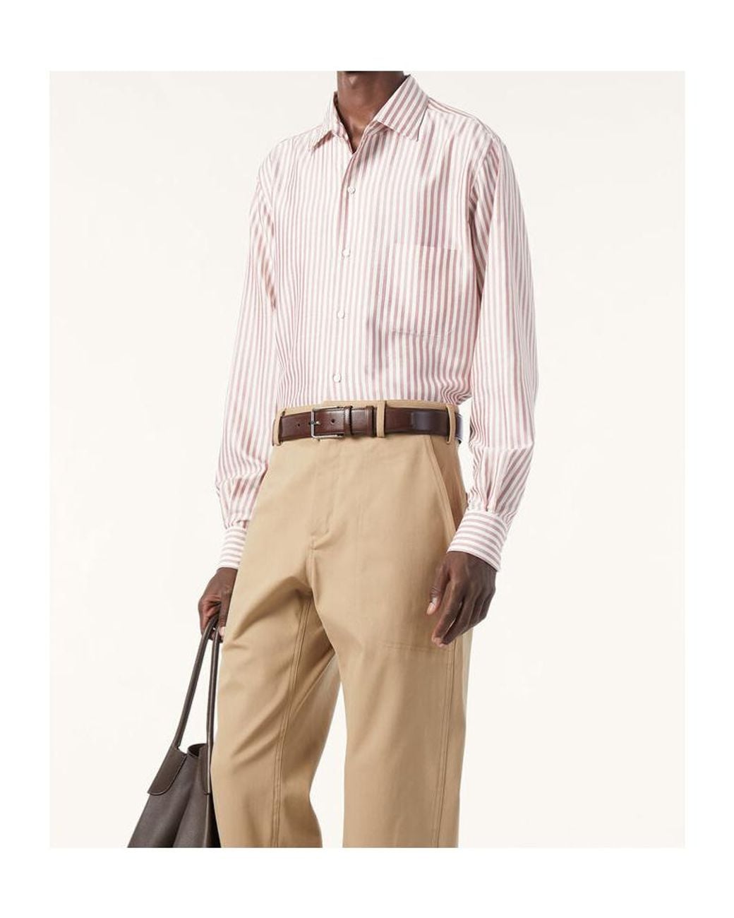 Loro Piana Pink André Shirt for men
