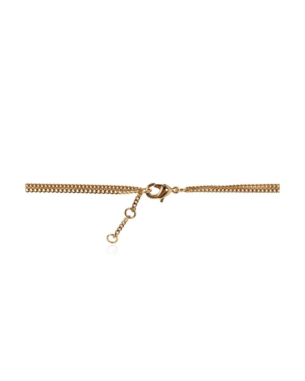 DSquared² White Layered Cross Pendant Necklace for men