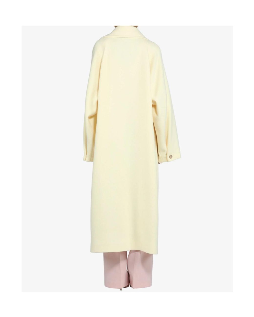 N°21 Natural Double-Breasted Overcoat