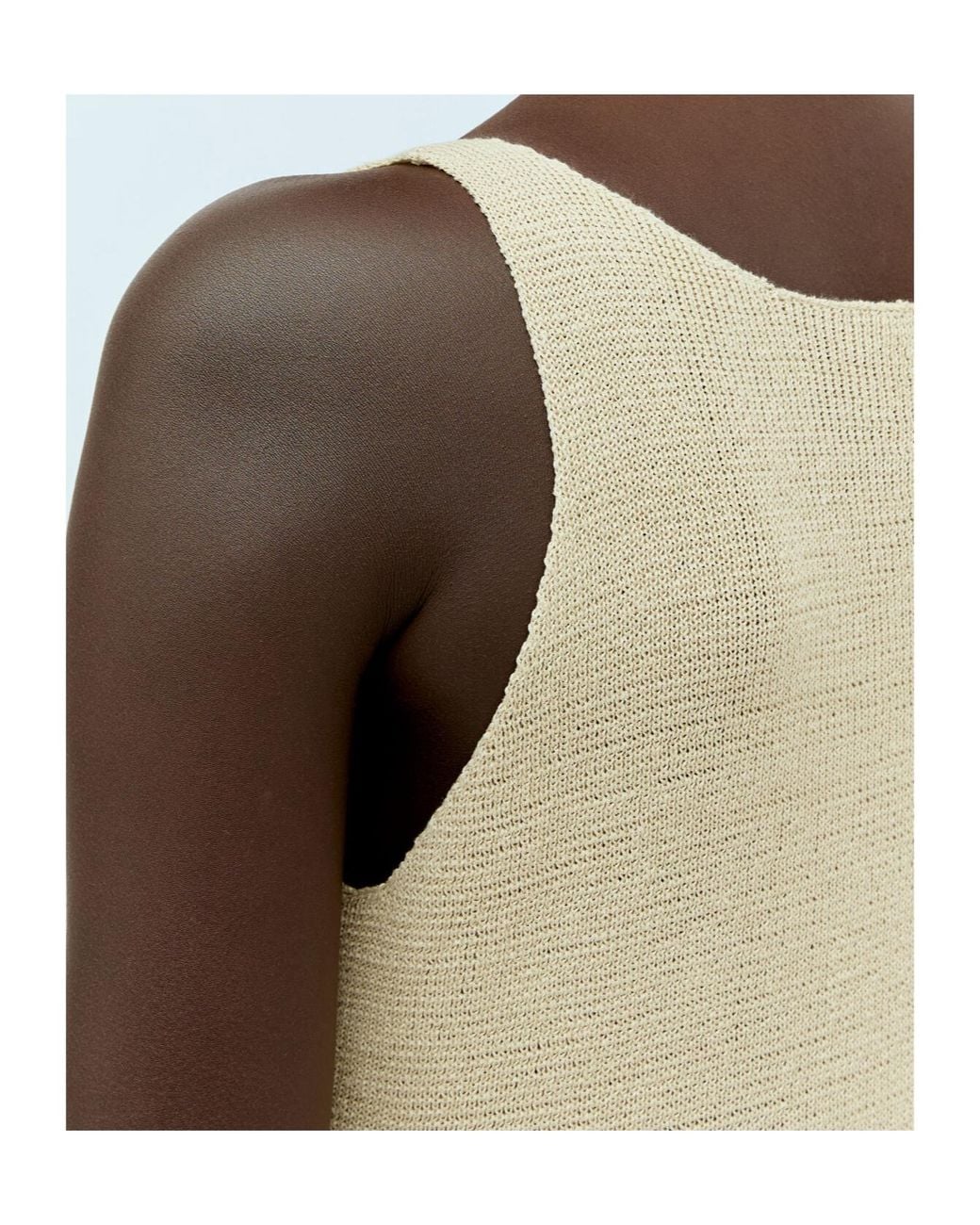 The Row Natural Fleet Sleeveless Knitted Midi Dress