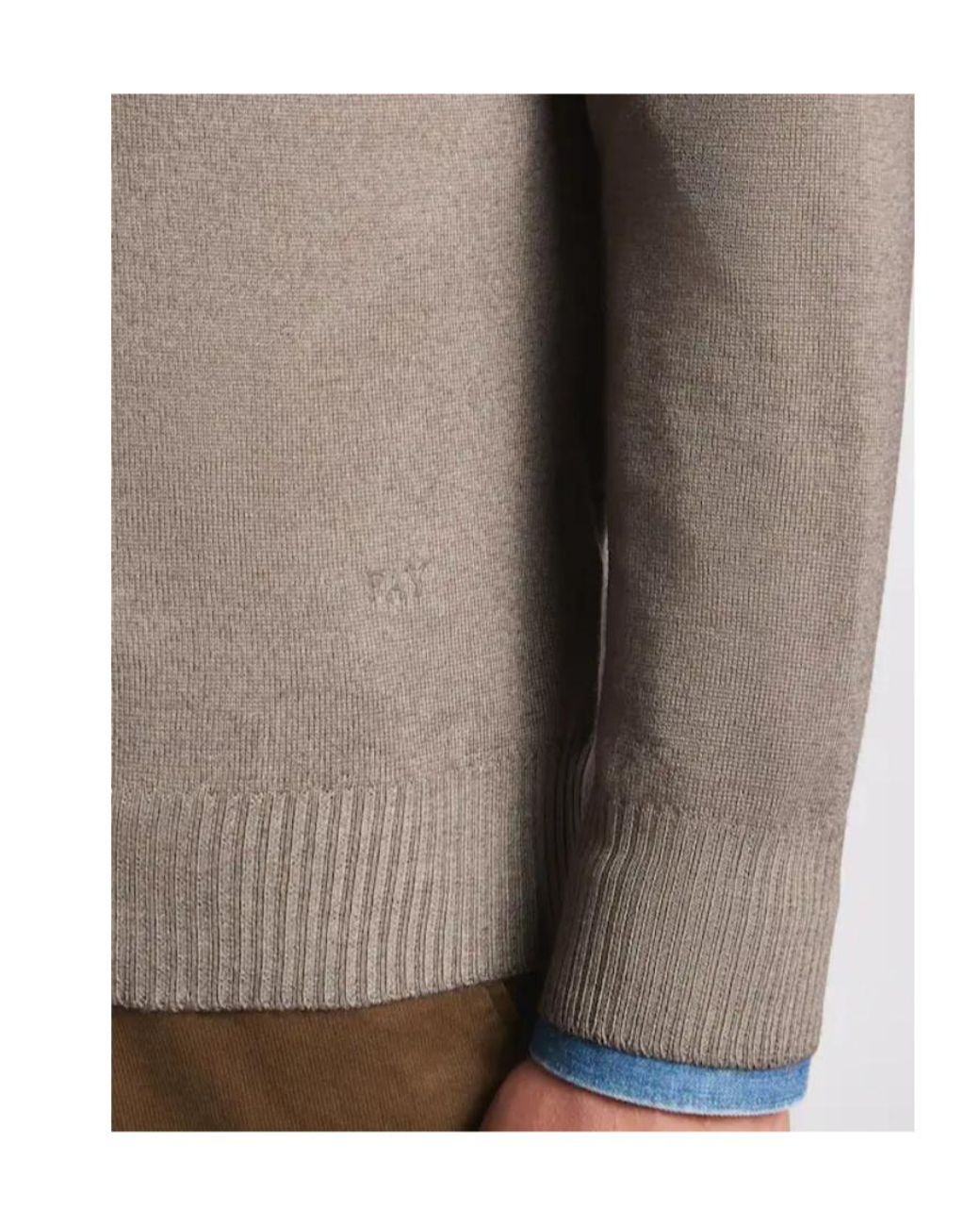Fay Gray Crew Neck Knitwear for men