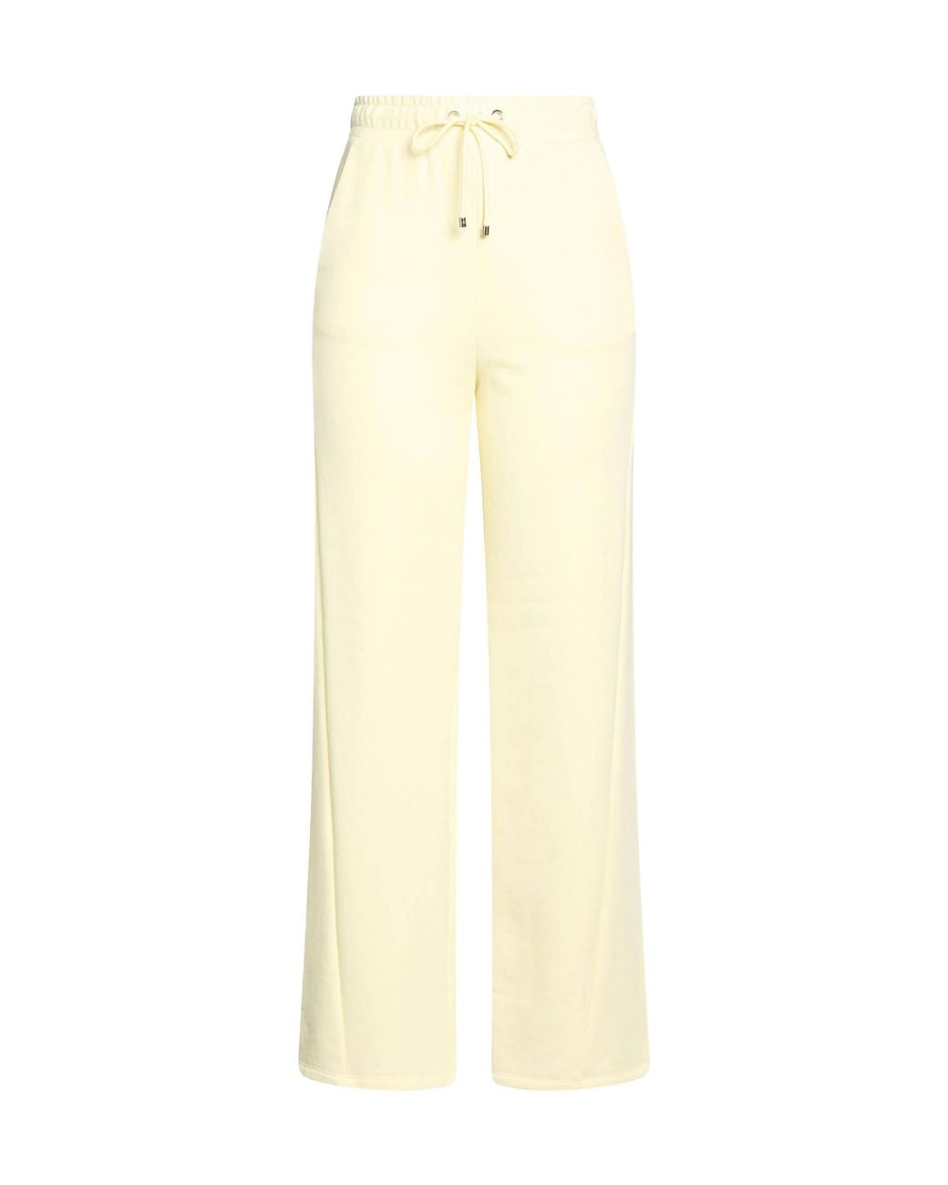Max Mara White Simple Sports Long Pants