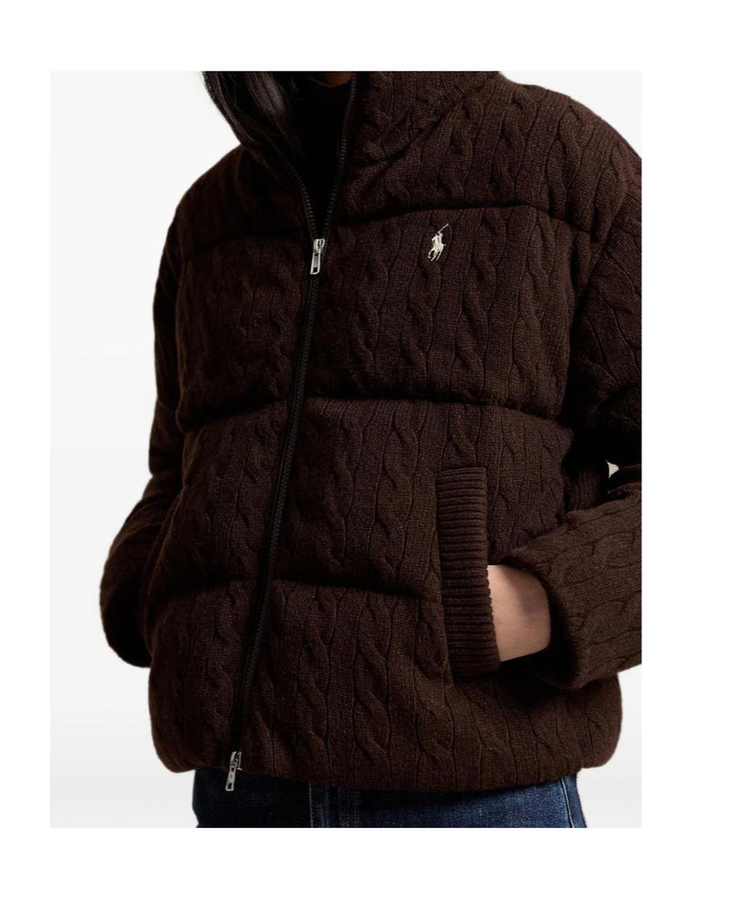Polo Ralph Lauren Brown Quilted Padded Jacket