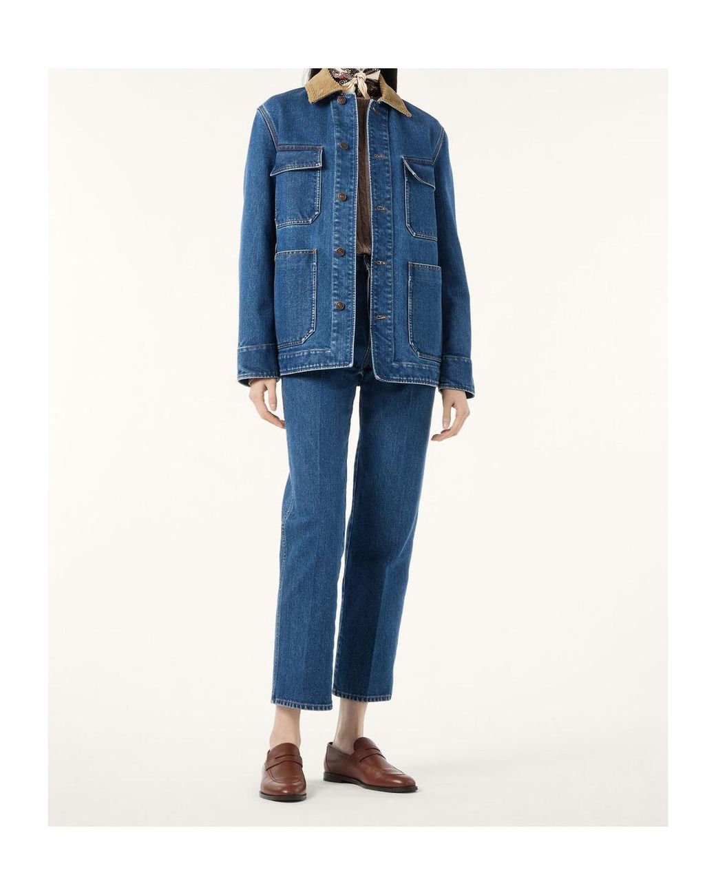 Loro Piana Blue Dean Field Denim Jacket
