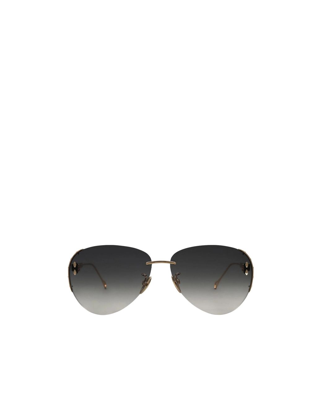 Isabel Marant Black Metal Frame Sunglasses