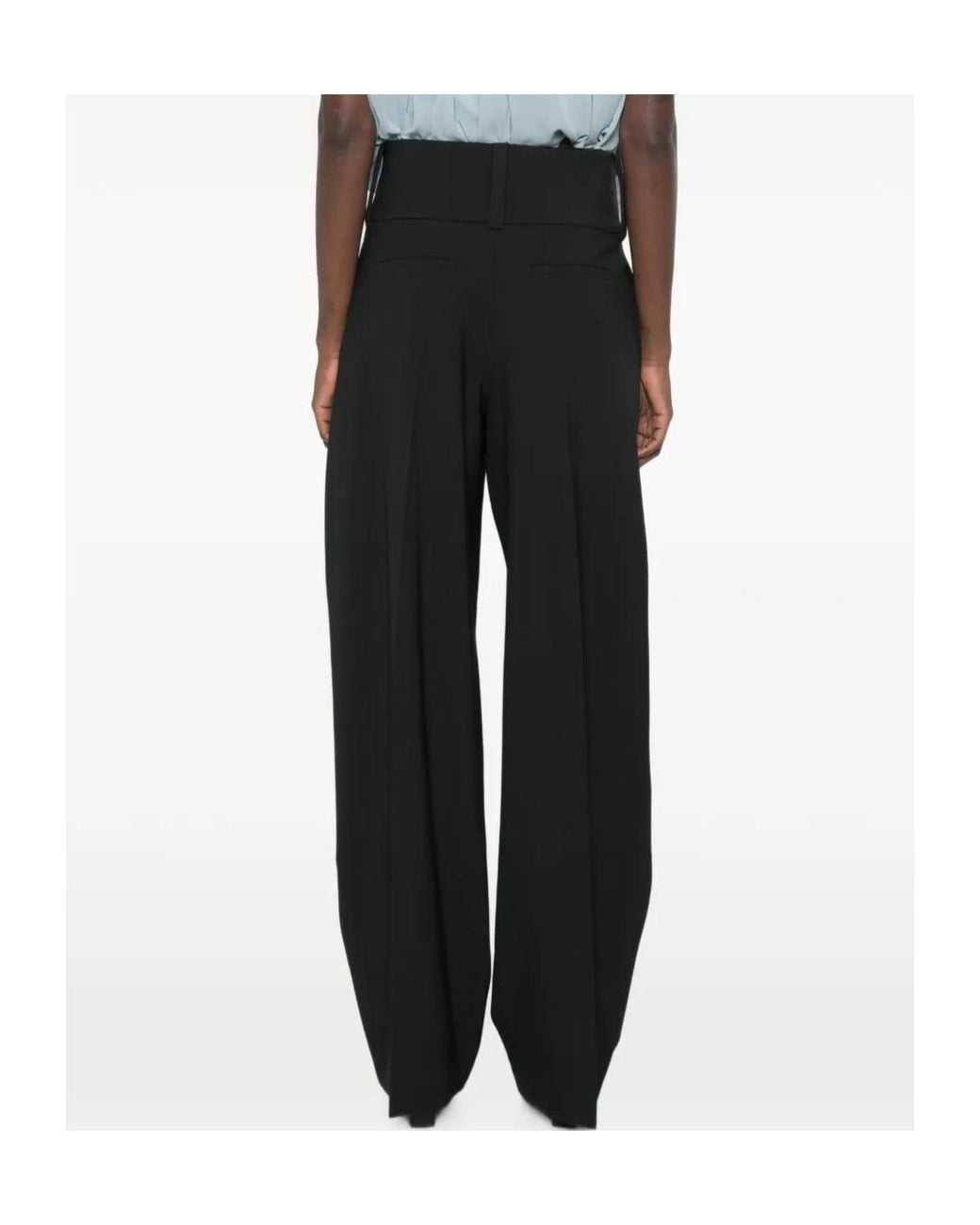 Sportmax Black Spxgirino Straight Leg Pants
