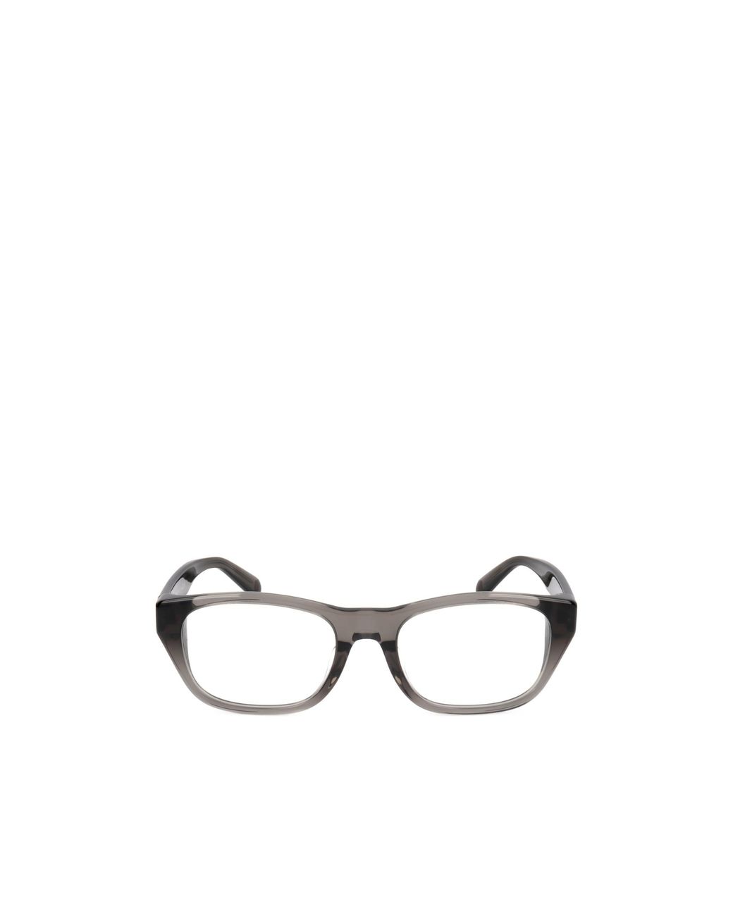 Moncler White Eyewear Rectangular Frame Glasses for men