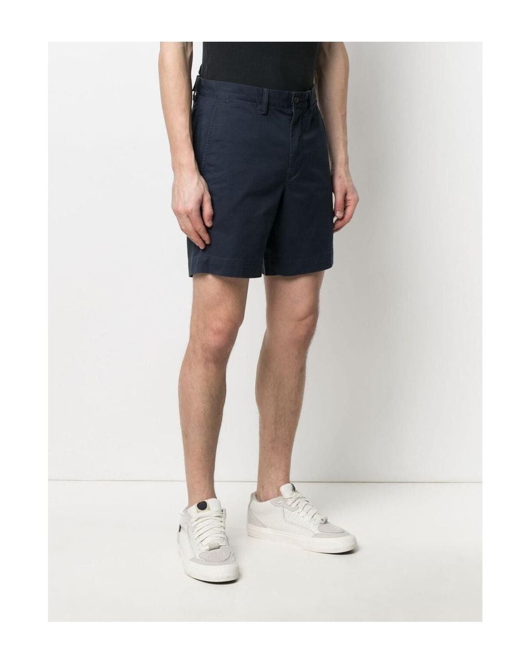 Polo Ralph Lauren Blue 8-Inch Stretch Straight Fit Chino Shorts for men
