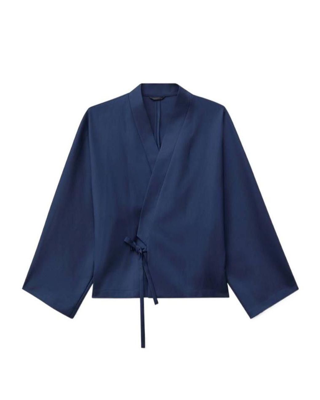 KENZO Blue Wrap Kimono Jacket