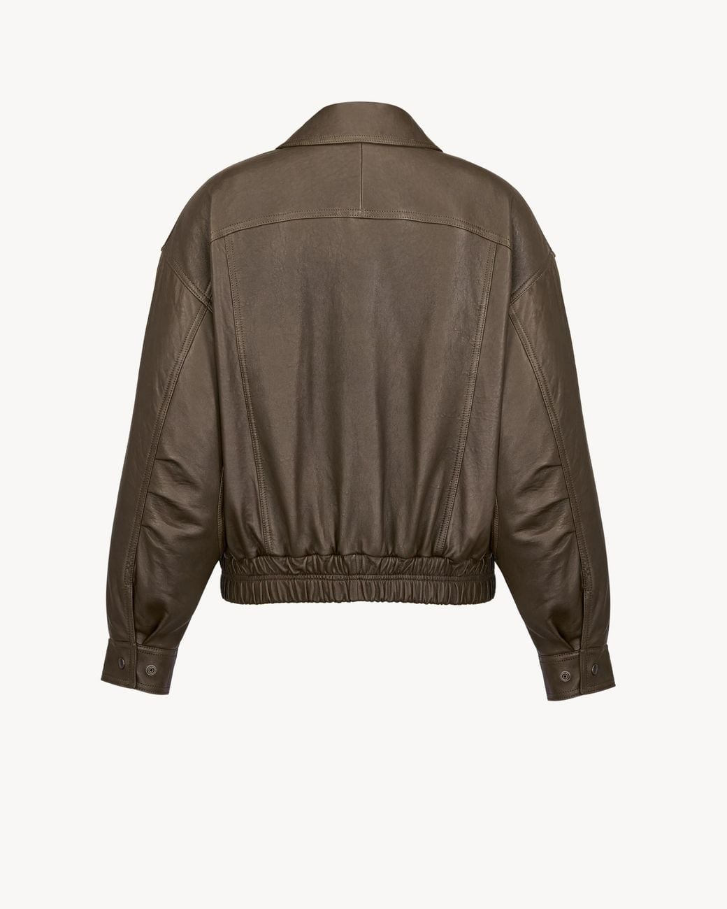 Saint Laurent Brown Bomber Jacket