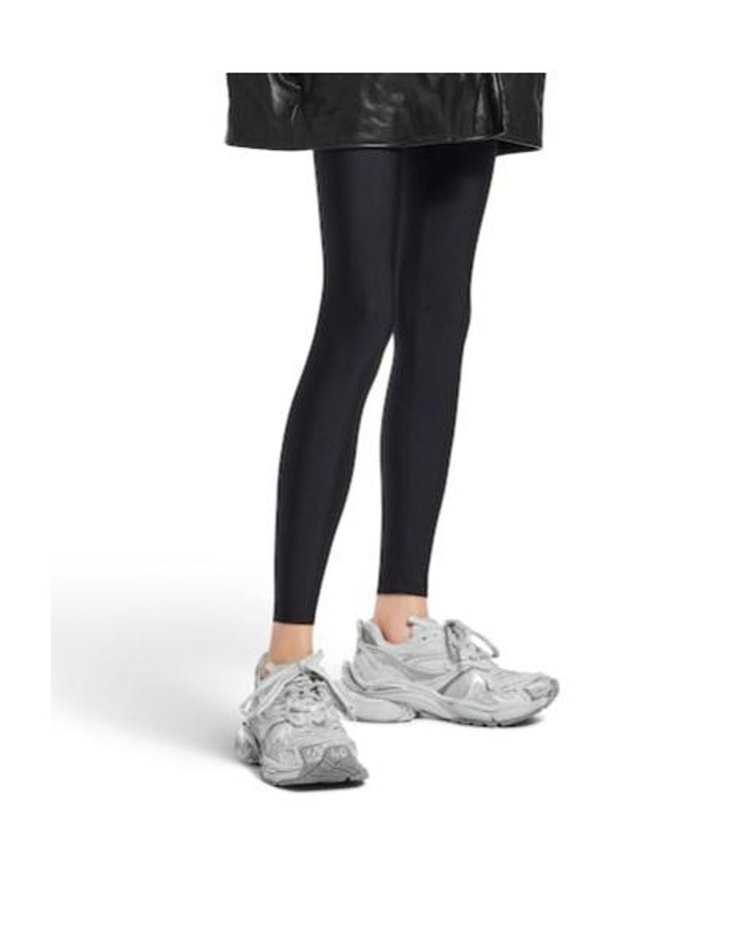 Balenciaga White Runner 2.0 Lace-Up Sneakers