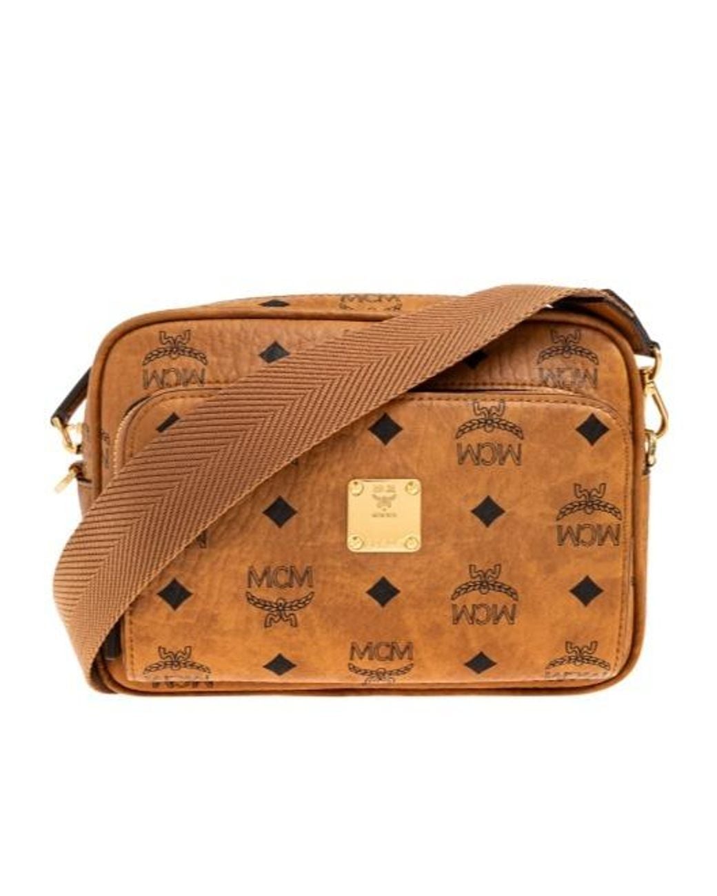 MCM Brown Aren Mini Shoulder Bag for men