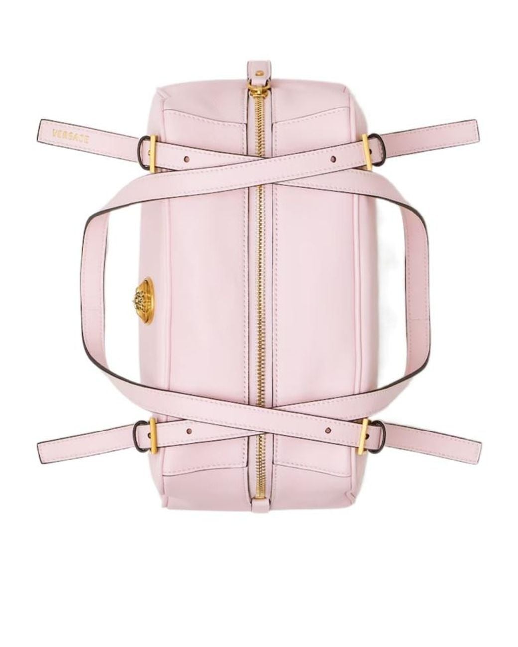 Versace Pink Emblème Bowling Bag