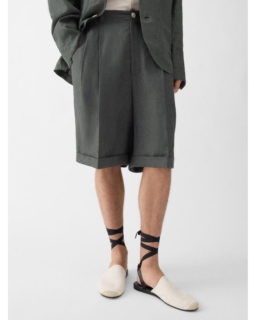 Jacquemus Black The Pastro Bermuda Shorts for men