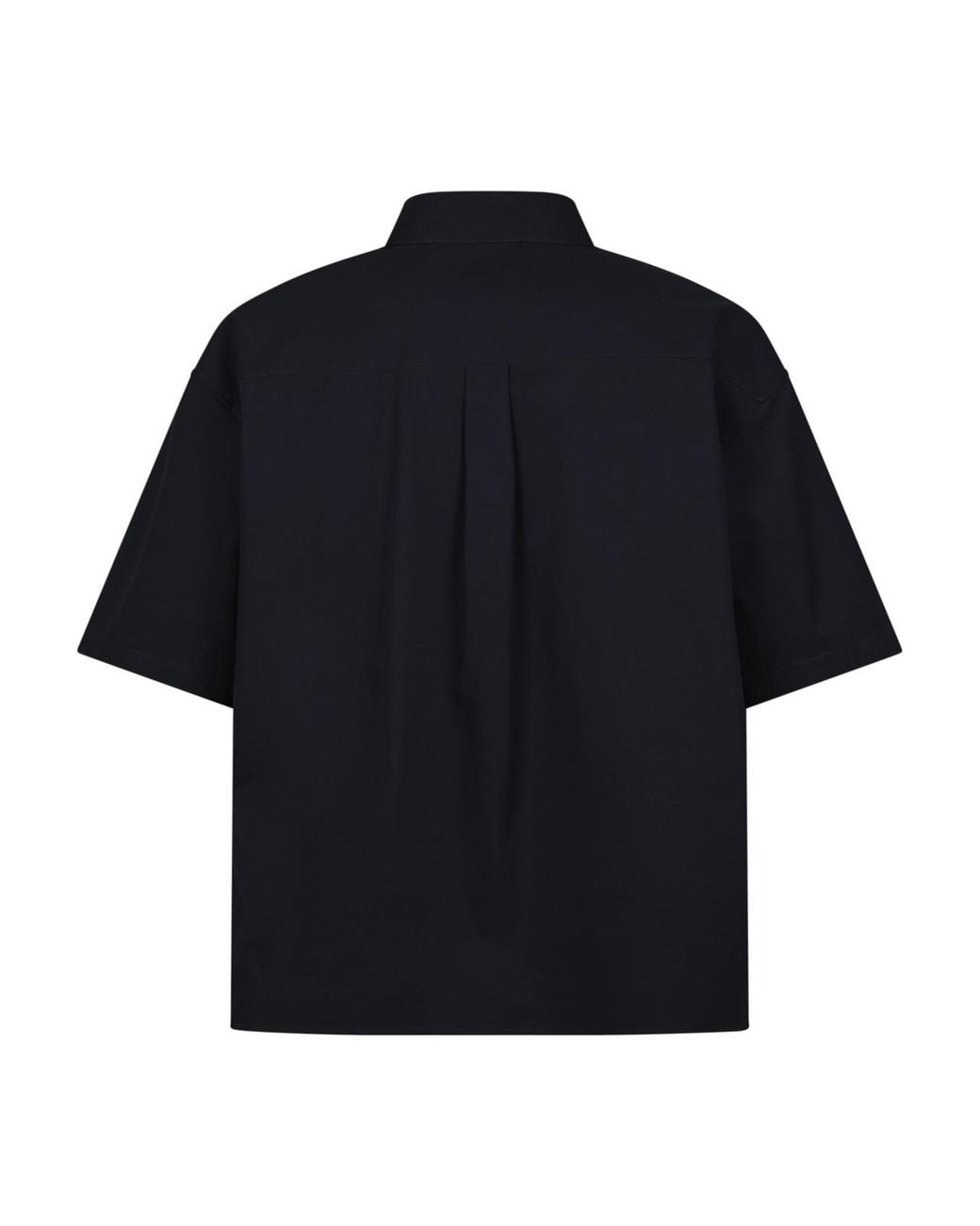 Loewe Blue Anagram-Embroidered Short-Sleeve Shirt for men