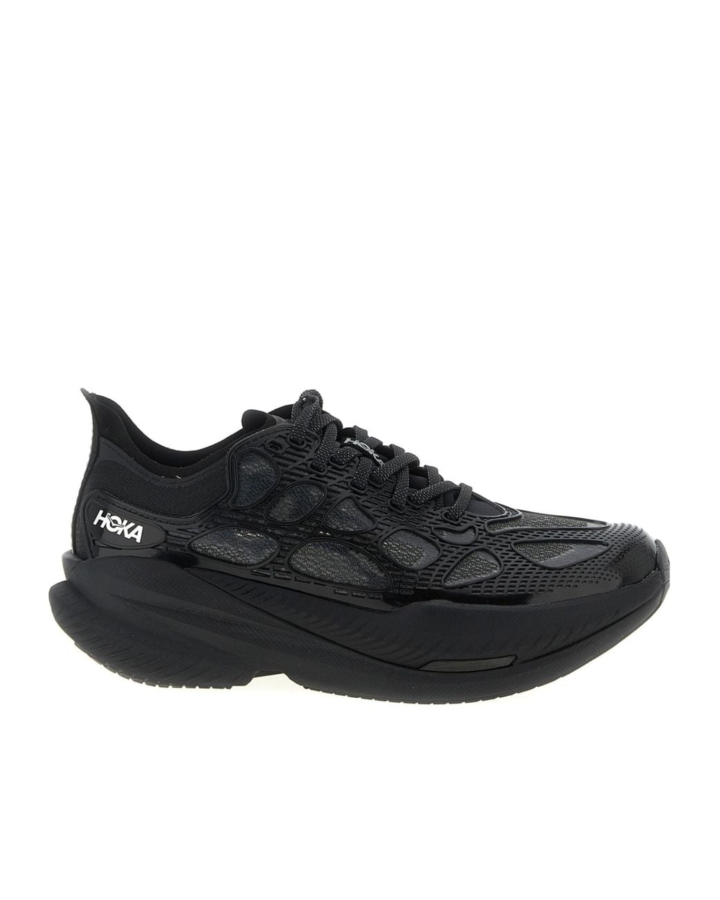 Hoka One One Black Mach X Caged Sneakers for men
