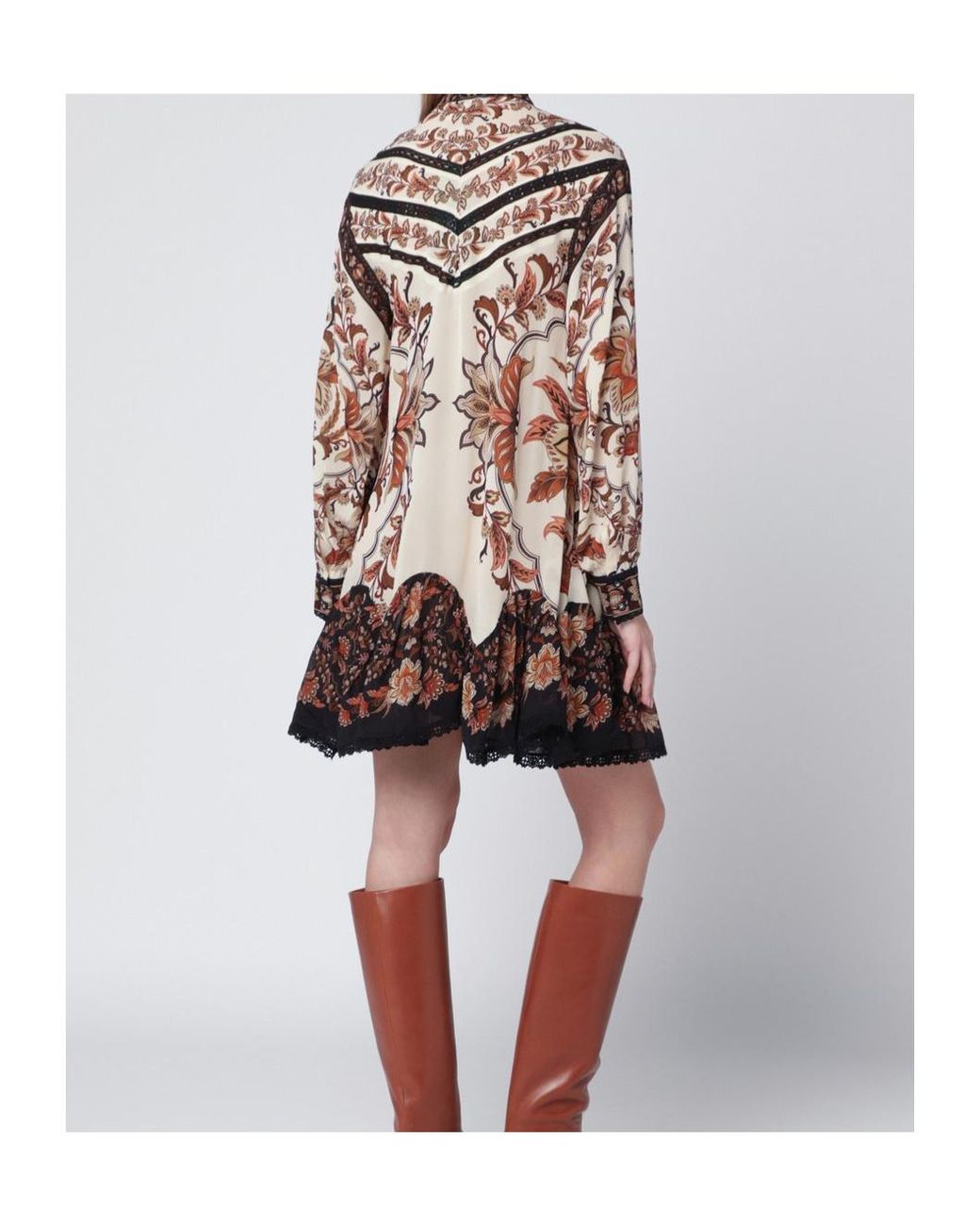 FARM Rio Majestic Garden Mini Dress in White | Lyst UK