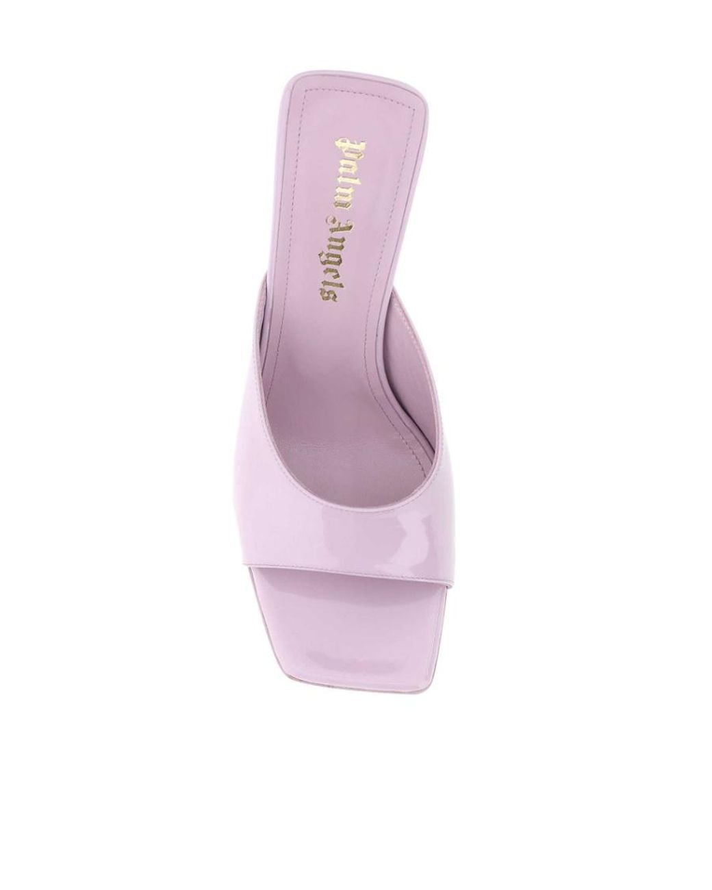 Palm Angels Pink Palm Detailed Heeled Sandals