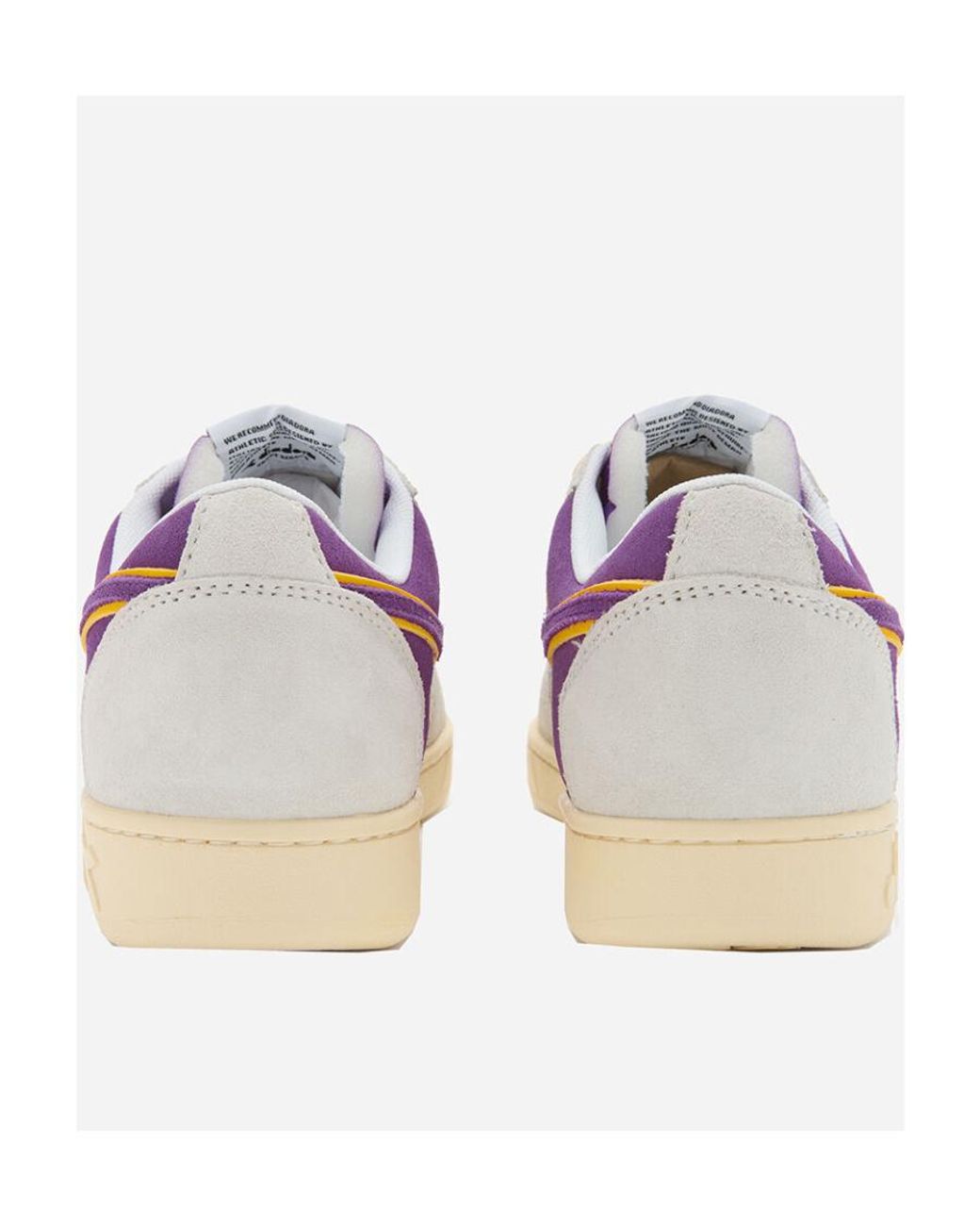 Diadora Pink Logo Low Upper Board Shoes for men
