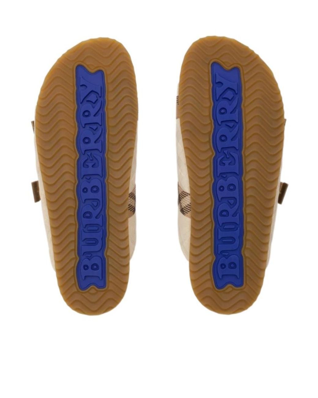 Burberry Multicolor Checked Buckled Sandals for men