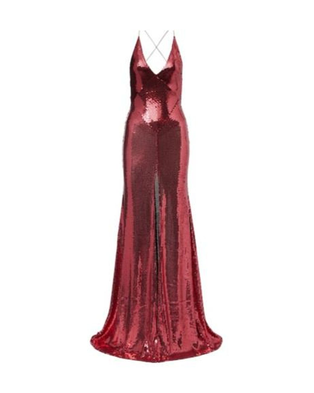 Alex Perry Red Sequined Gown